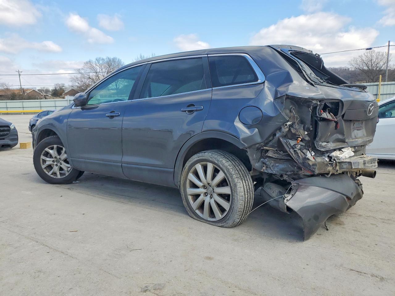 2013 Mazda Cx-9 Touring Gray vin: JM3TB2CA5D0421653