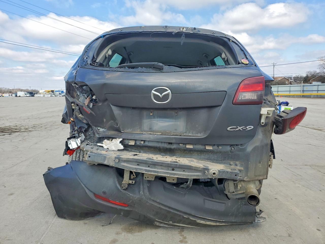 2013 Mazda Cx-9 Touring Gray vin: JM3TB2CA5D0421653