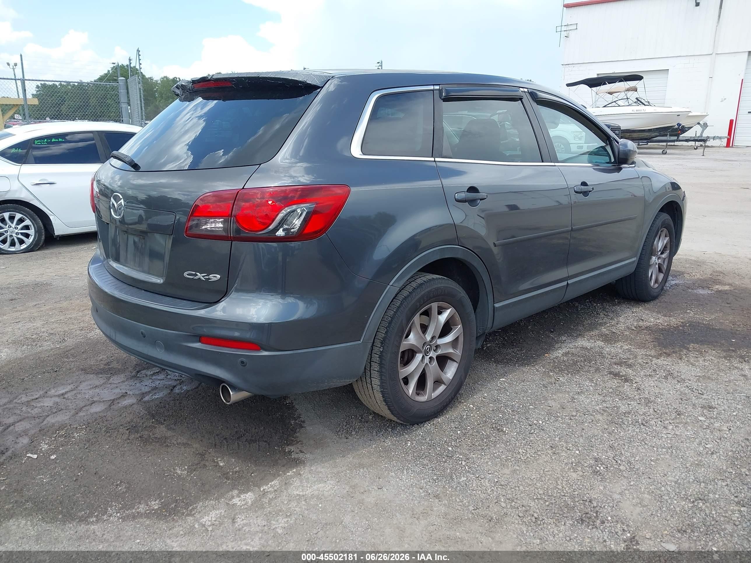 2014 Mazda Cx-9 Touring Gray vin: JM3TB2CA5E0431861