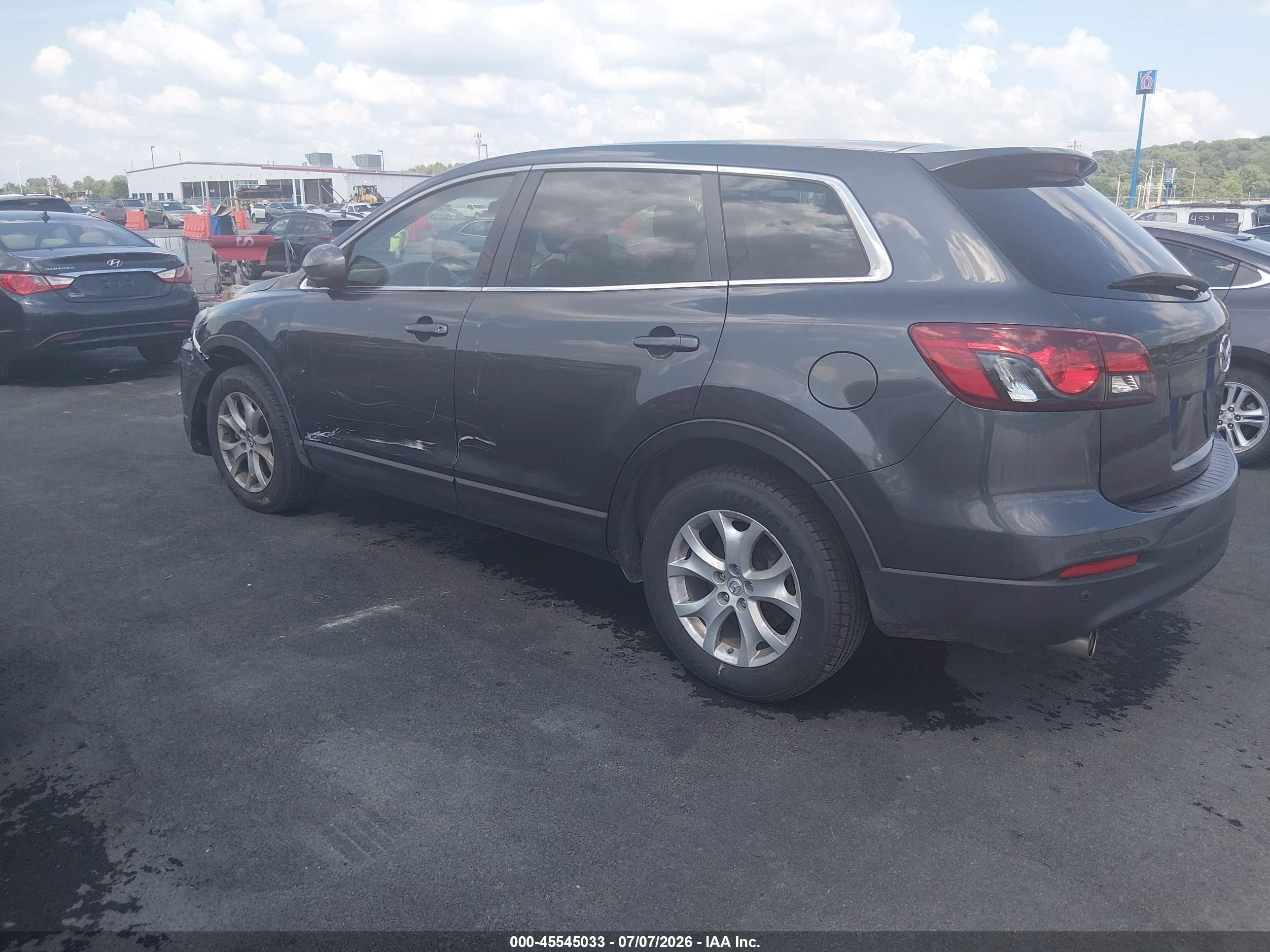 2015 Mazda Cx-9 Touring Black vin: JM3TB2CA5F0452050