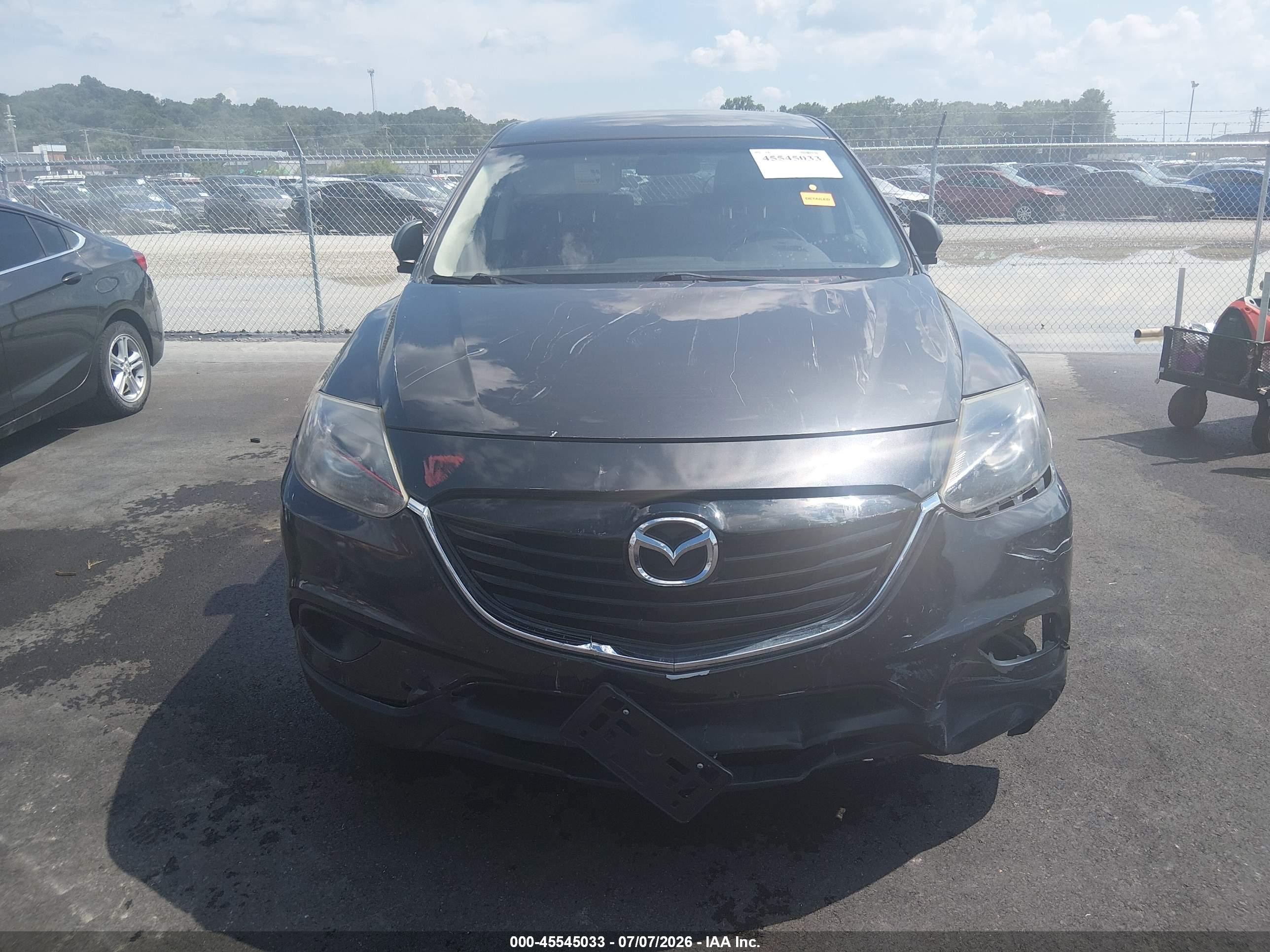 2015 Mazda Cx-9 Touring Black vin: JM3TB2CA5F0452050