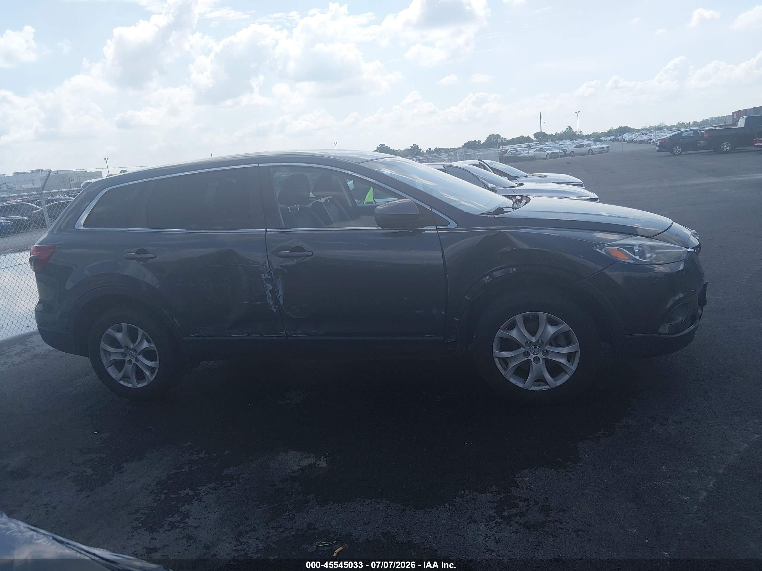 2015 Mazda Cx-9 Touring Black vin: JM3TB2CA5F0452050