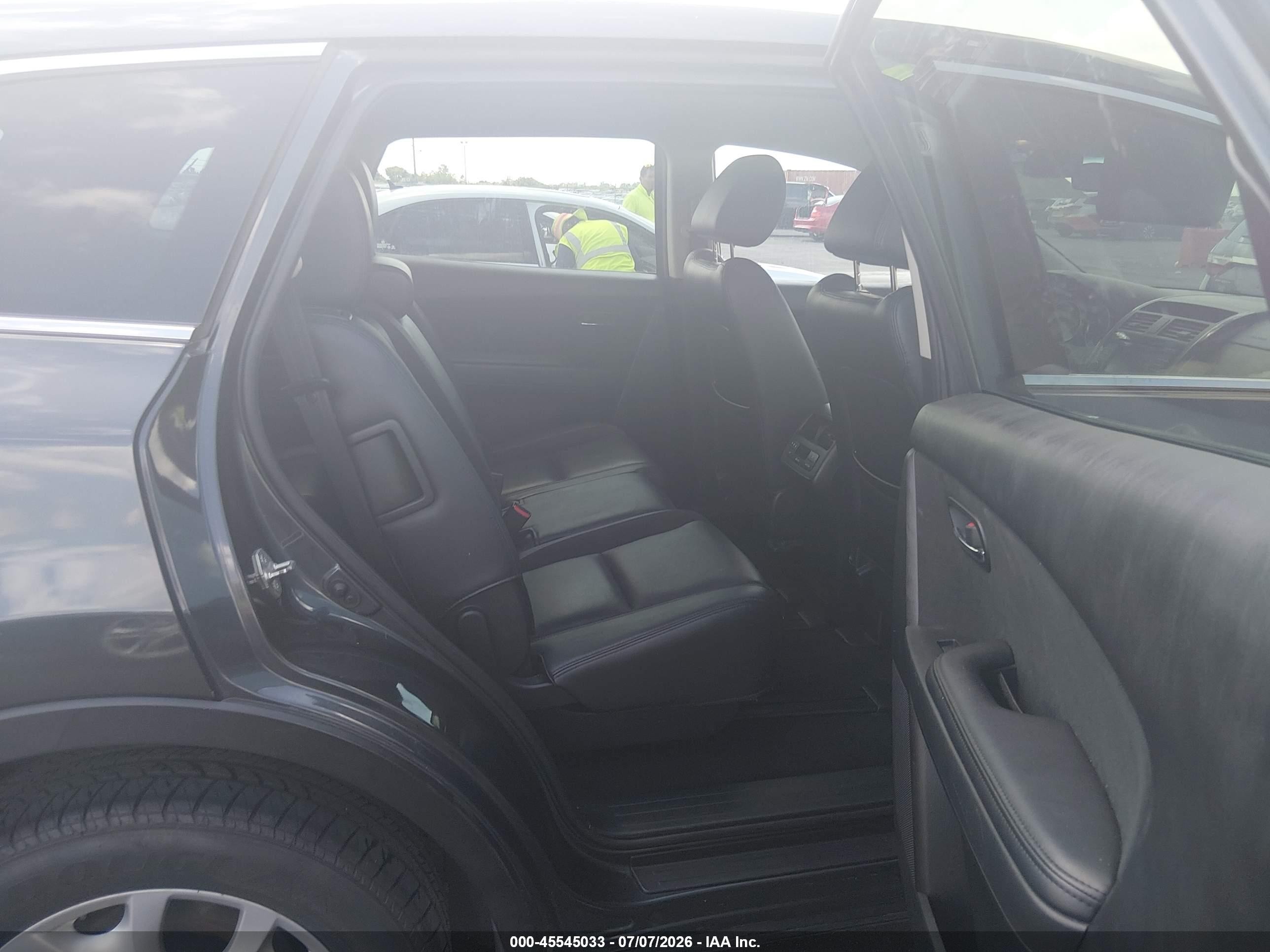 2015 Mazda Cx-9 Touring Black vin: JM3TB2CA5F0452050