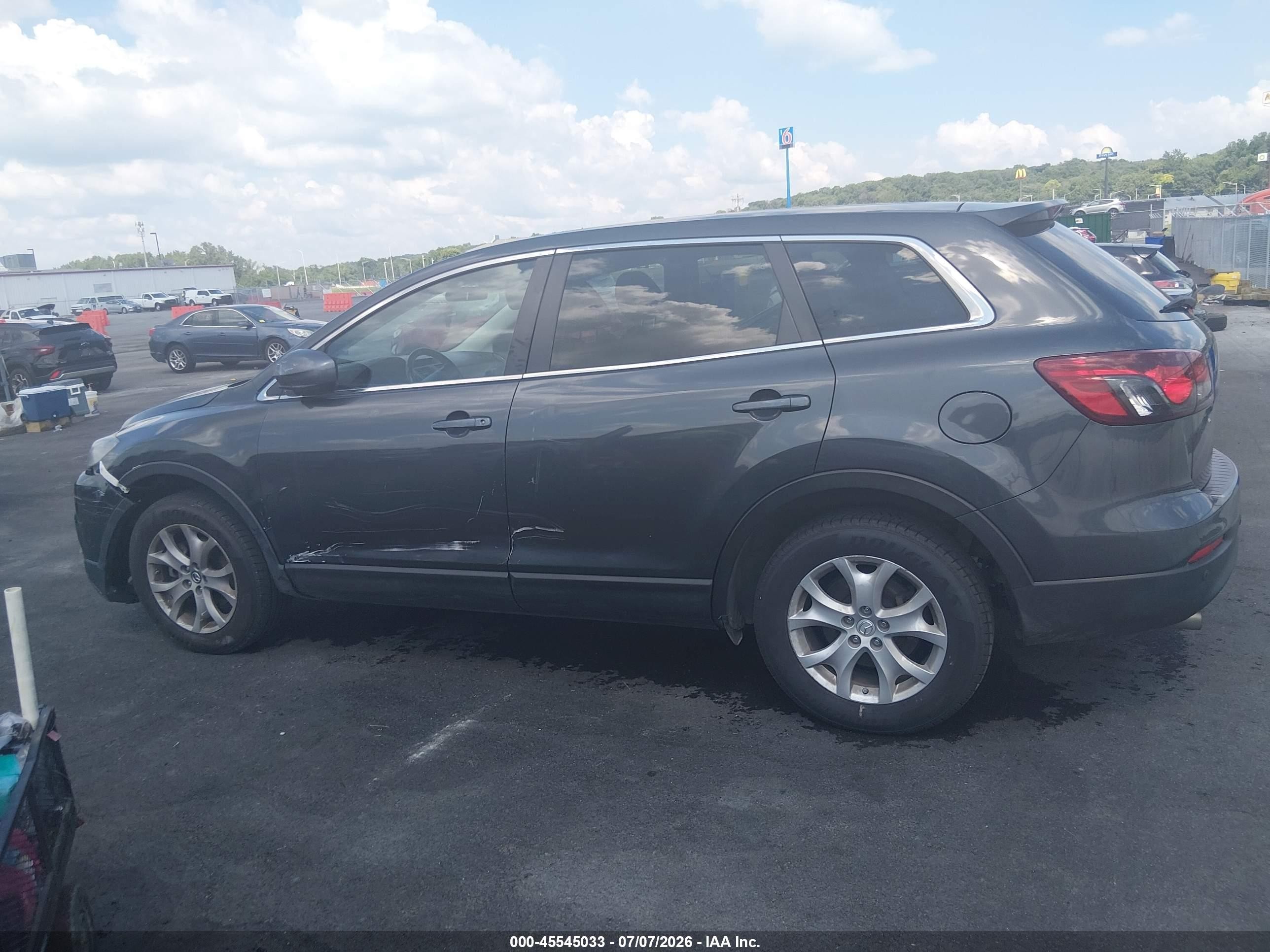 2015 Mazda Cx-9 Touring Black vin: JM3TB2CA5F0452050