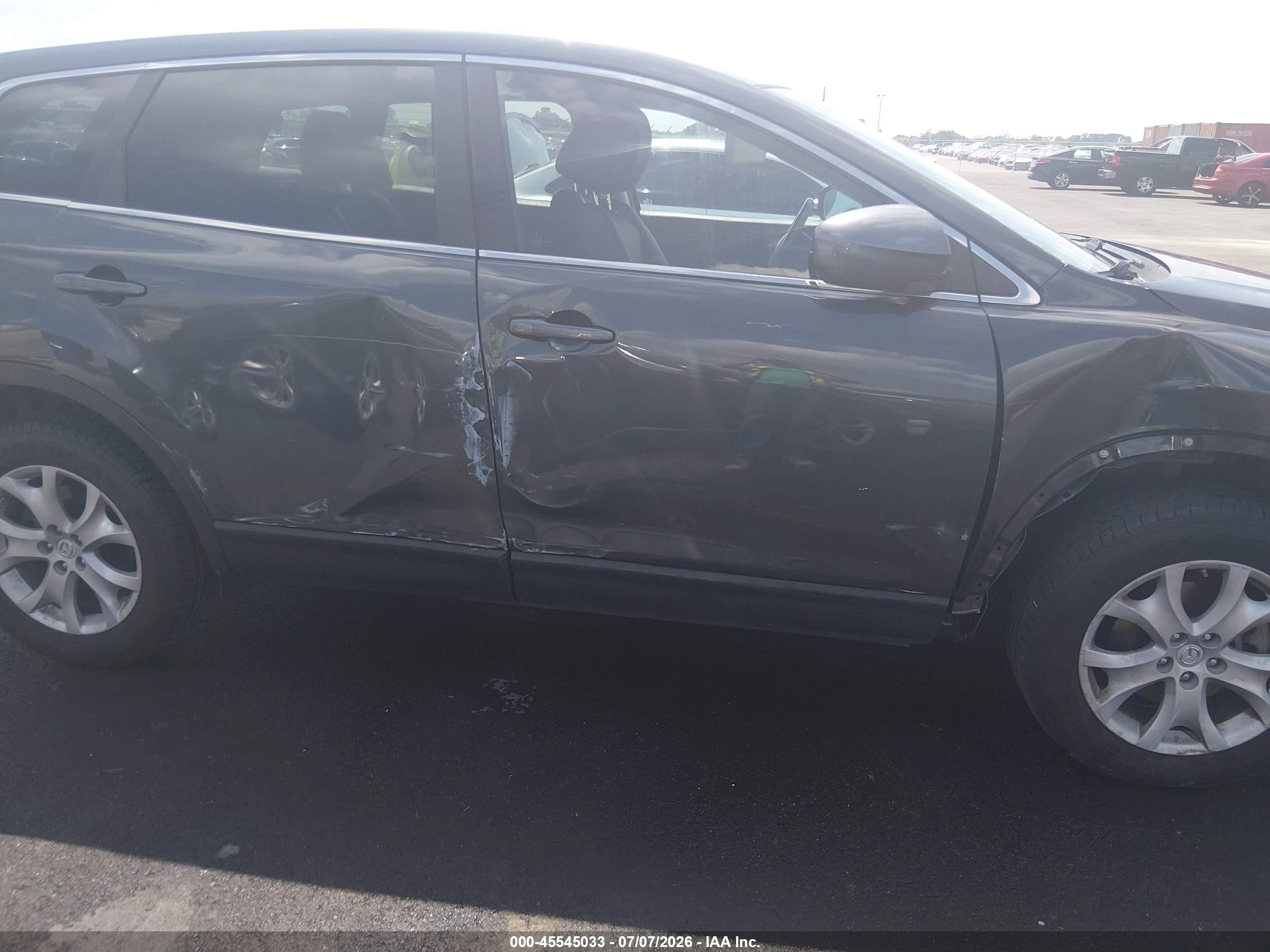 2015 Mazda Cx-9 Touring Black vin: JM3TB2CA5F0452050