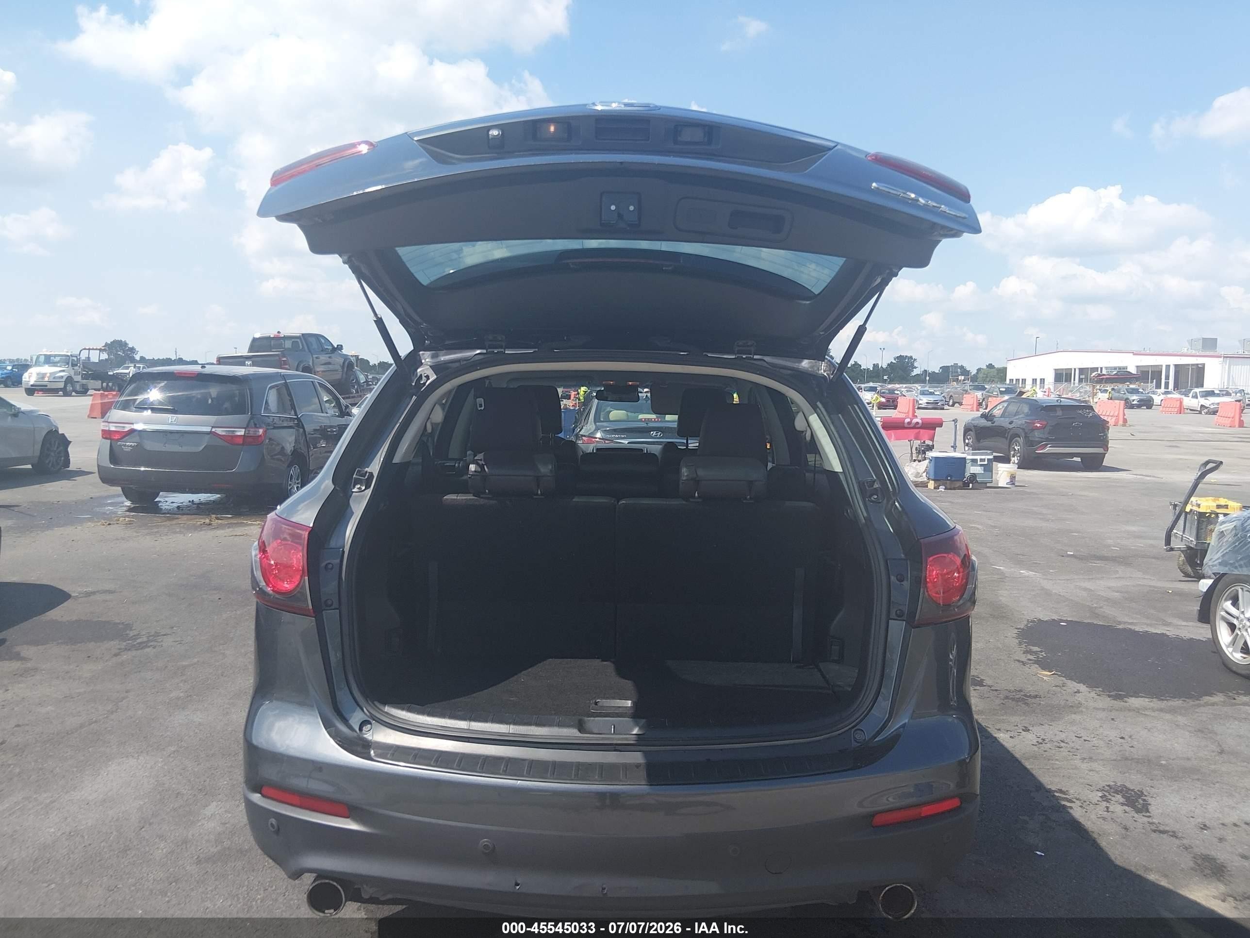 2015 Mazda Cx-9 Touring Black vin: JM3TB2CA5F0452050