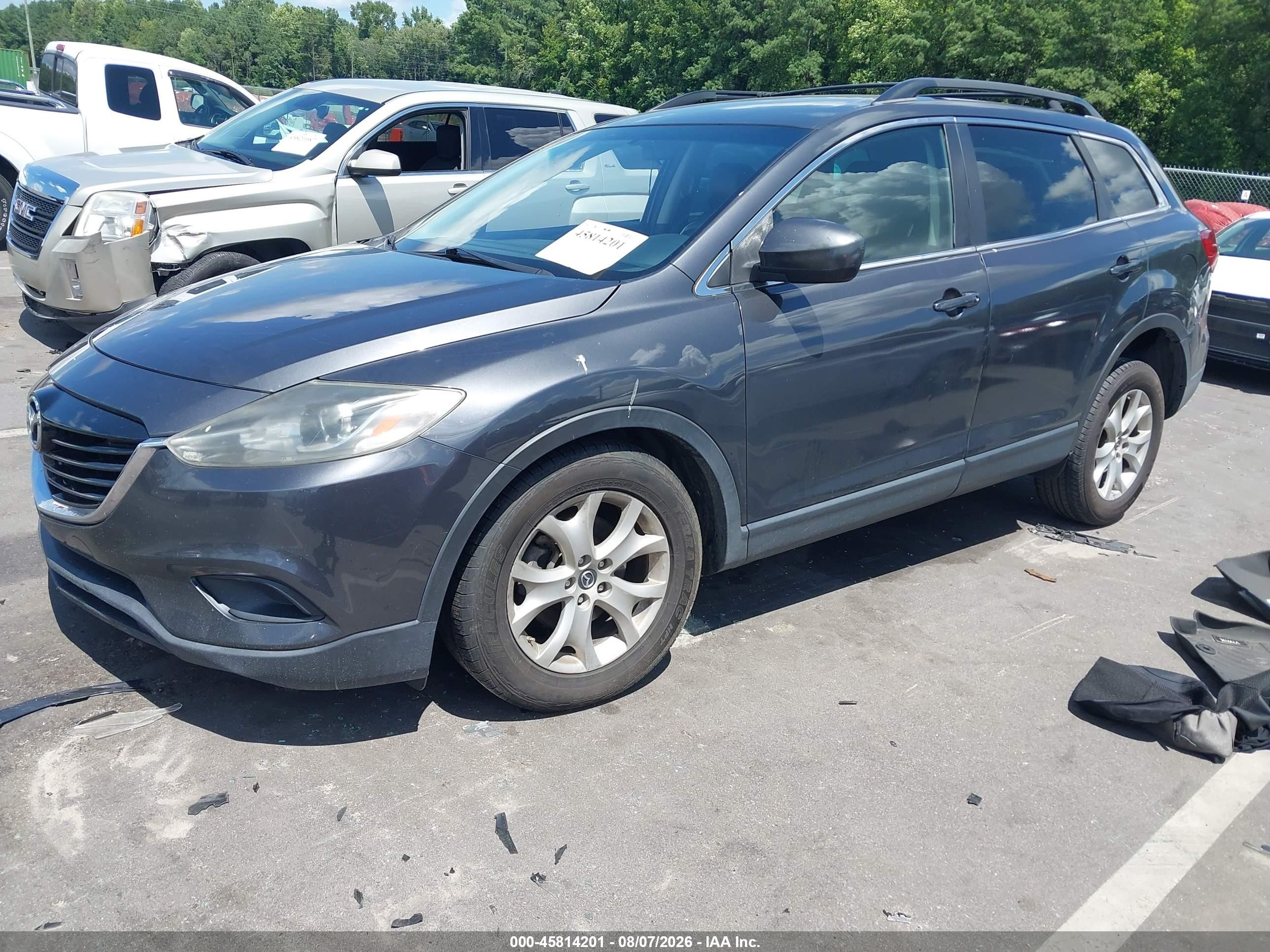 2013 Mazda Cx-9 Touring Черный vin: JM3TB2CA6D0422052