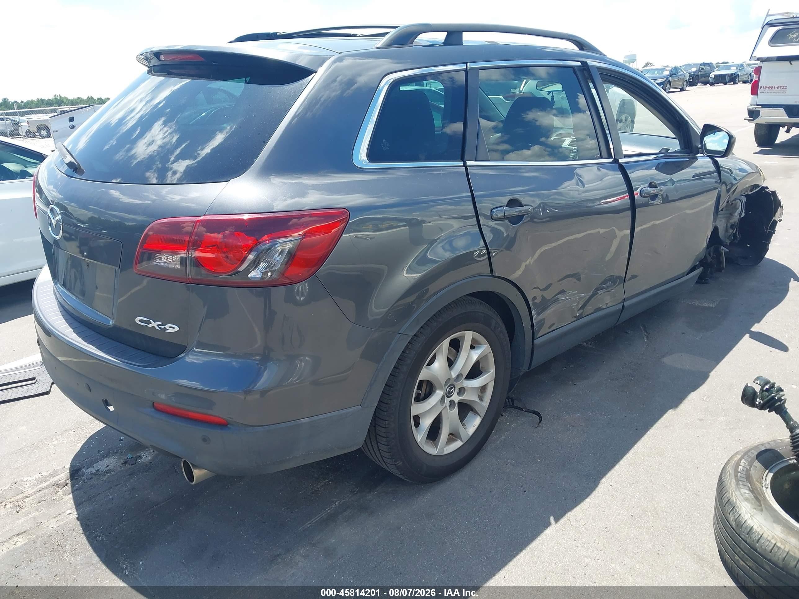 2013 Mazda Cx-9 Touring Черный vin: JM3TB2CA6D0422052