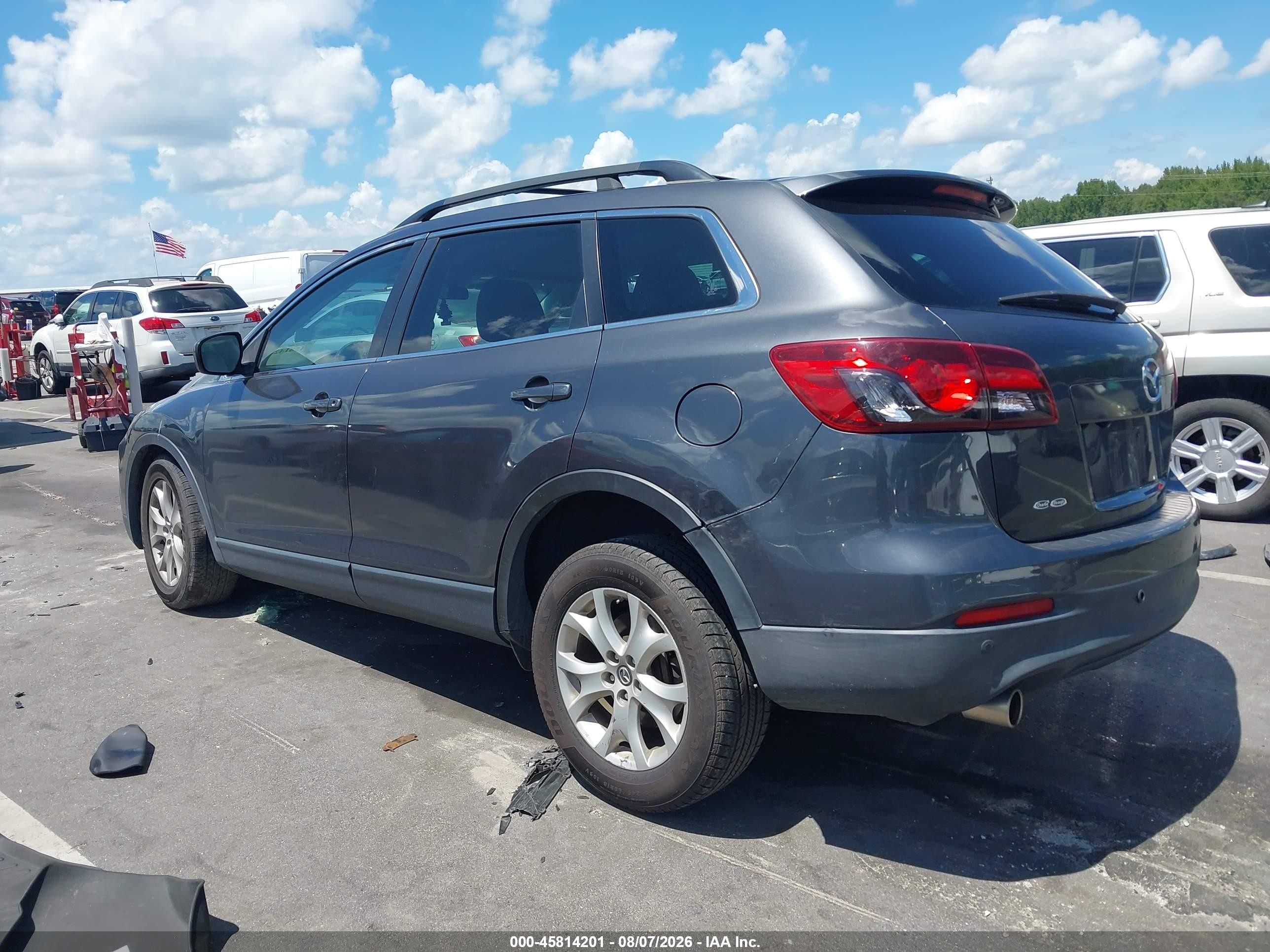 2013 Mazda Cx-9 Touring Черный vin: JM3TB2CA6D0422052