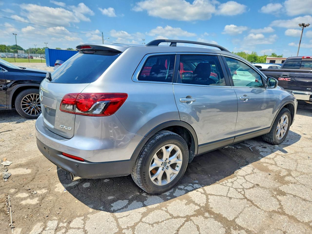2014 Mazda Cx-9 Touring Silver vin: JM3TB2CA6E0433506