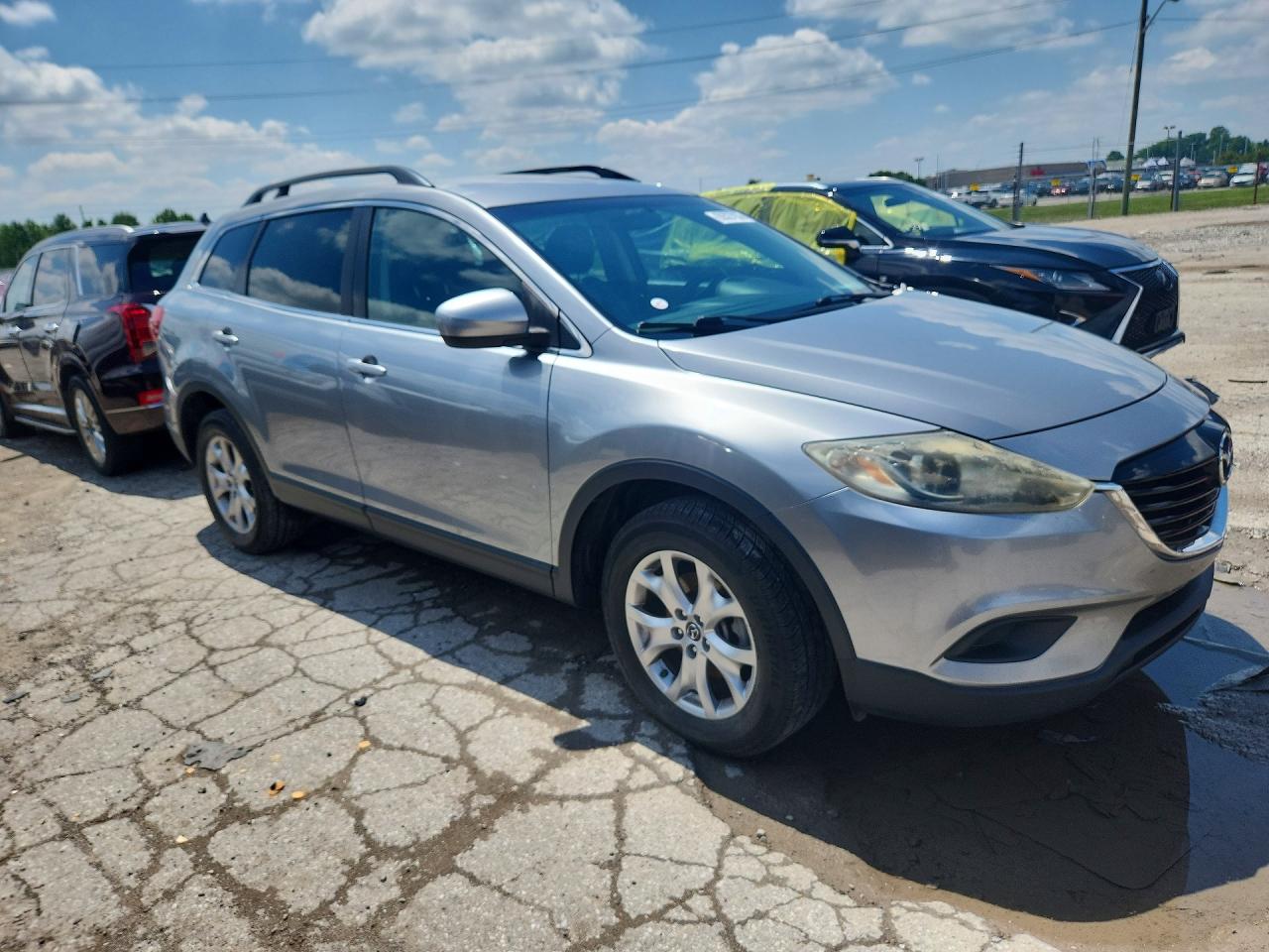 2014 Mazda Cx-9 Touring Silver vin: JM3TB2CA6E0433506