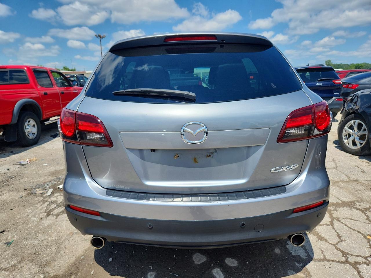 2014 Mazda Cx-9 Touring Silver vin: JM3TB2CA6E0433506