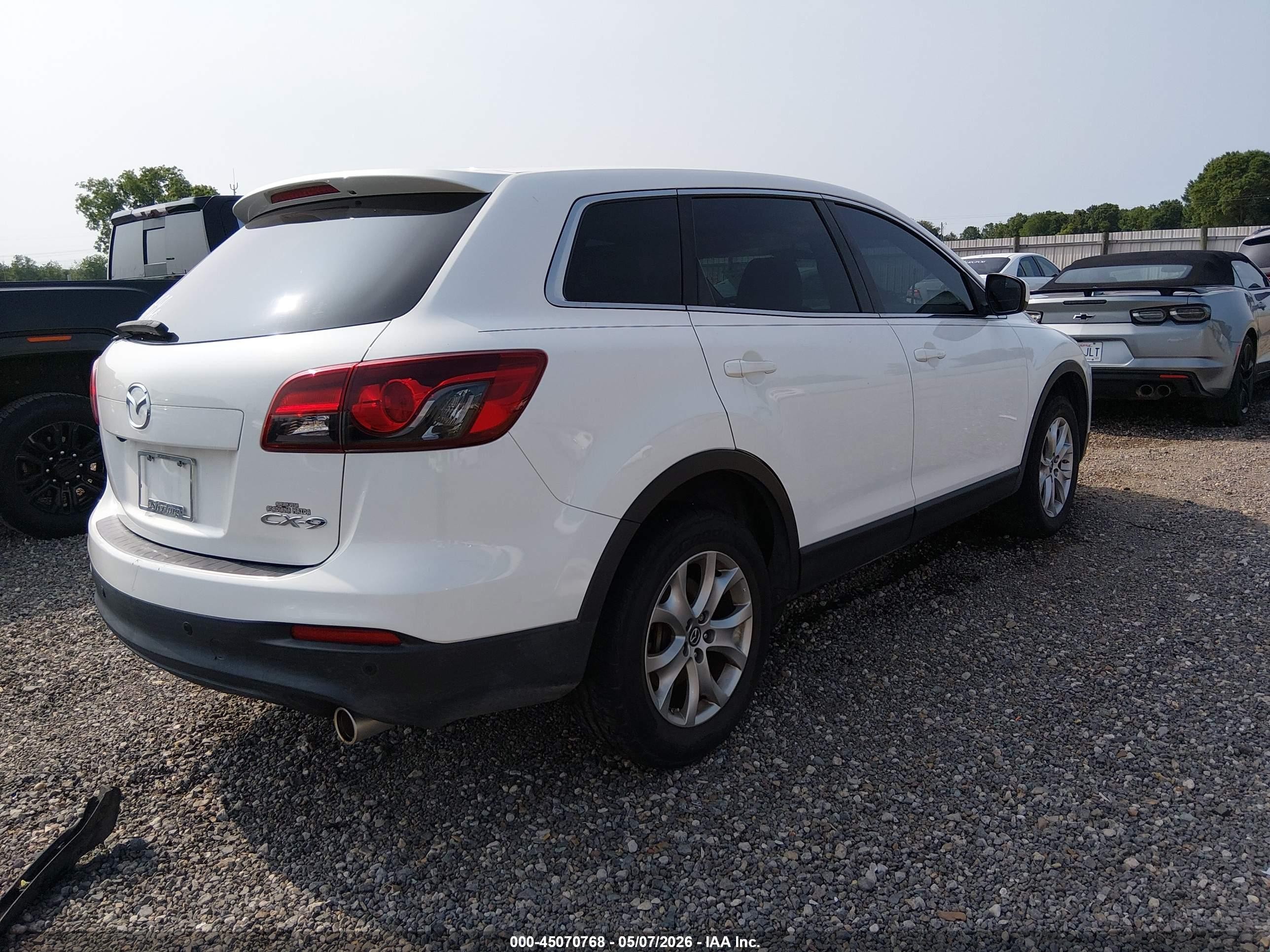 2015 Mazda Cx-9 Touring Белый vin: JM3TB2CA6F0449996