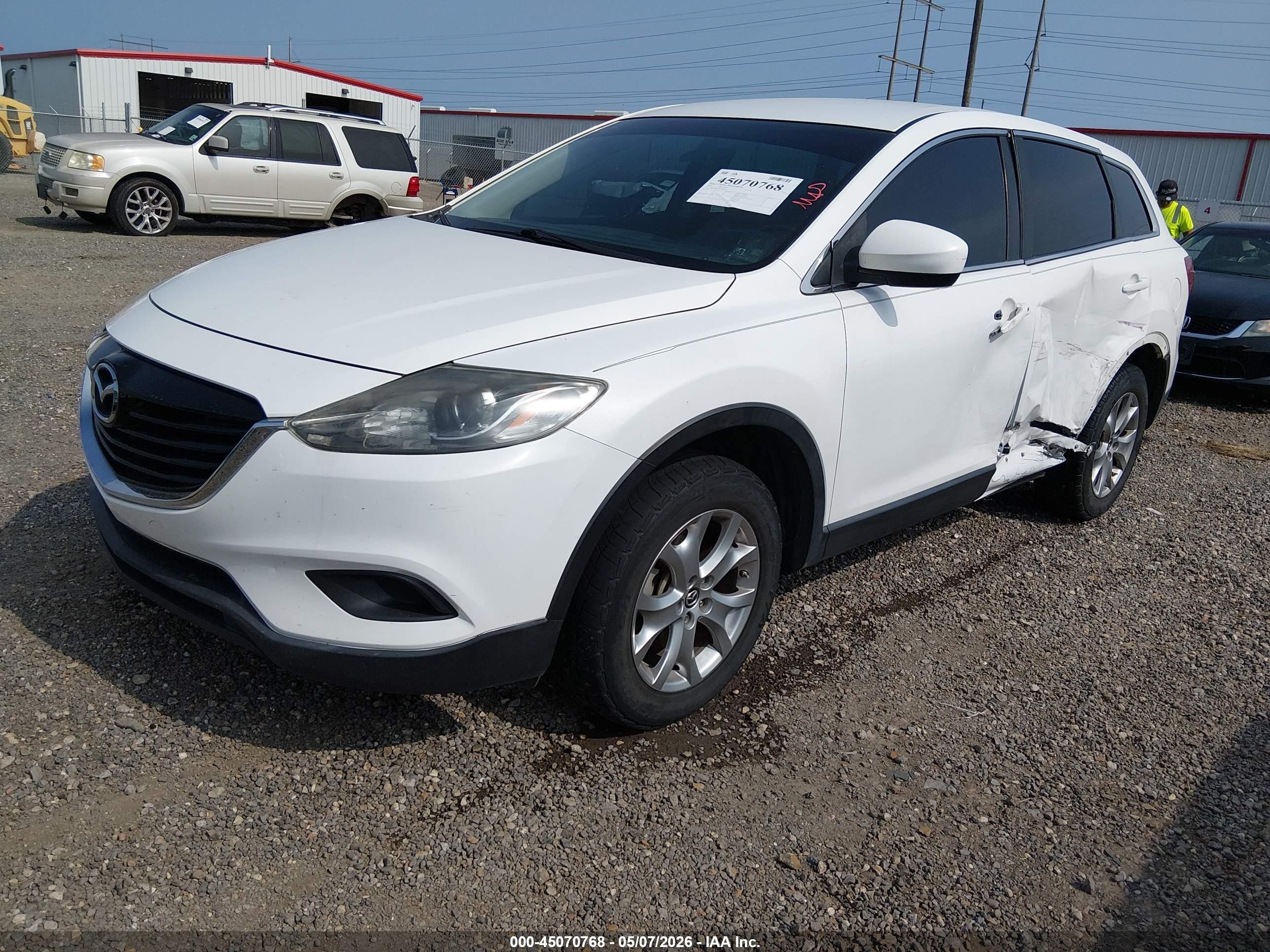 2015 Mazda Cx-9 Touring Белый vin: JM3TB2CA6F0449996