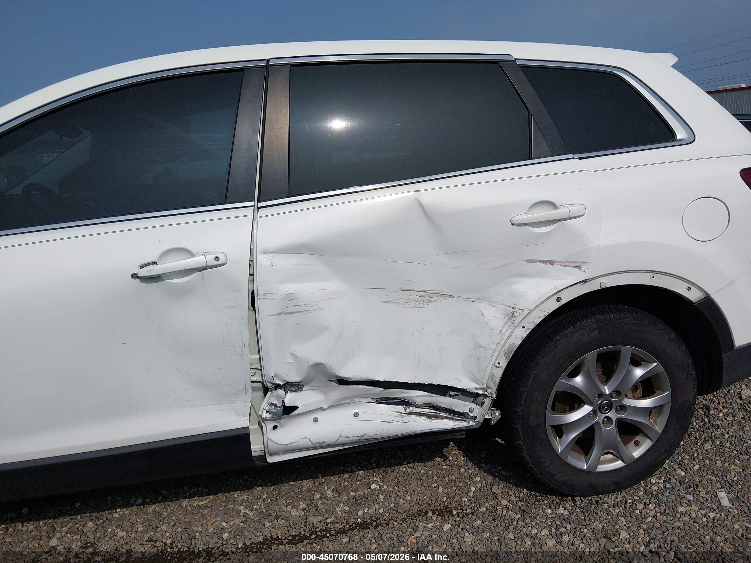 2015 Mazda Cx-9 Touring Белый vin: JM3TB2CA6F0449996