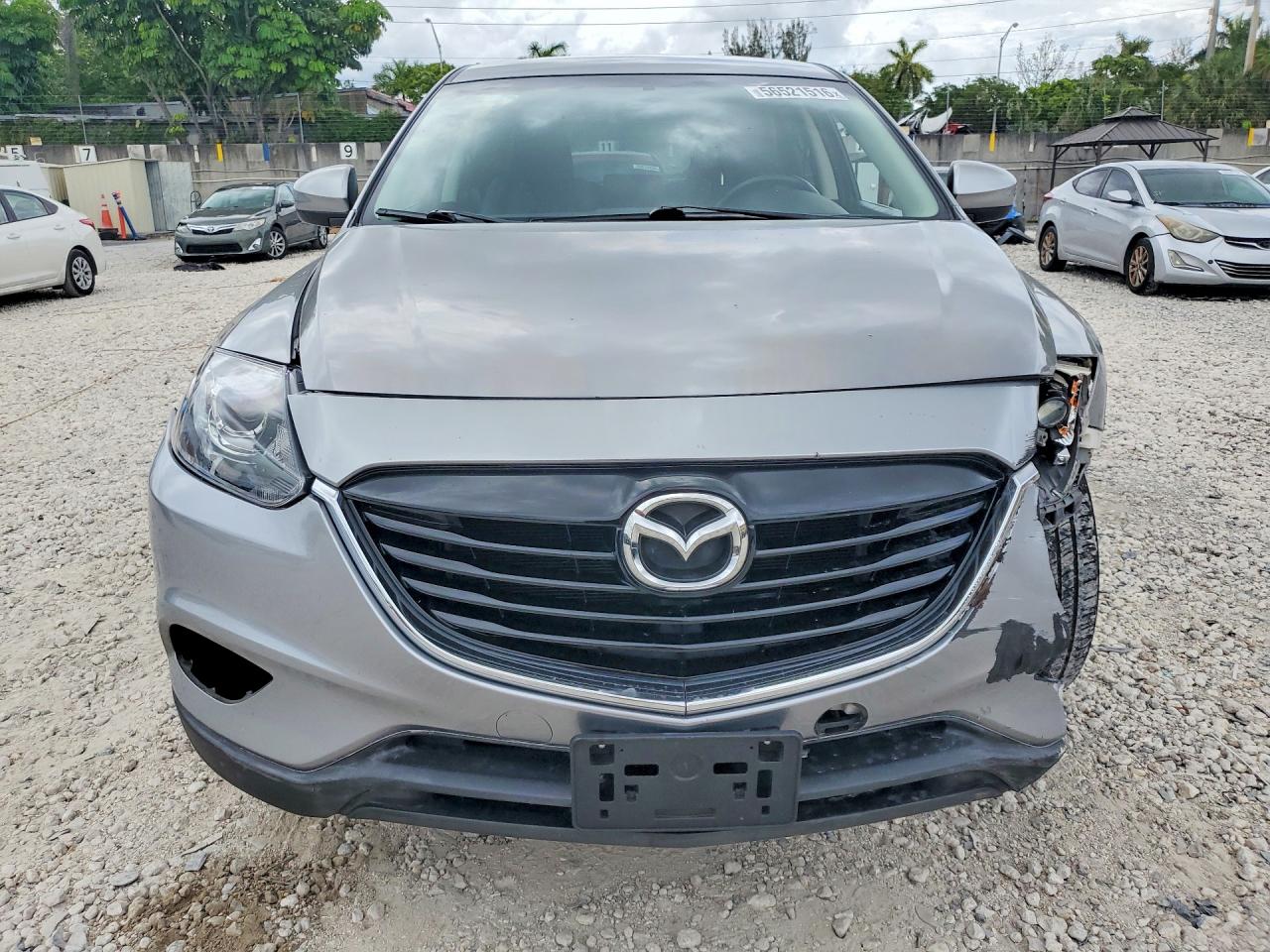 2015 Mazda Cx-9 Touring Silver vin: JM3TB2CA6F0456768