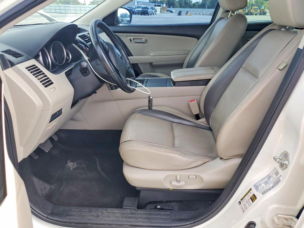 2012 Mazda Cx-9 White vin: JM3TB2CA7C0349112