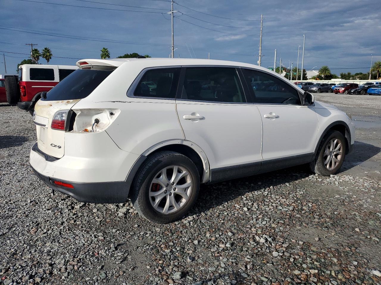 2012 Mazda Cx-9 White vin: JM3TB2CA7C0349112