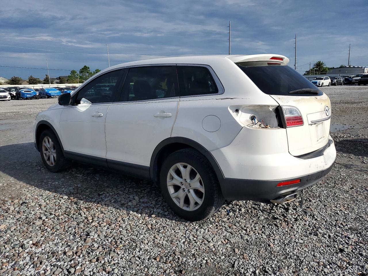 2012 Mazda Cx-9 White vin: JM3TB2CA7C0349112