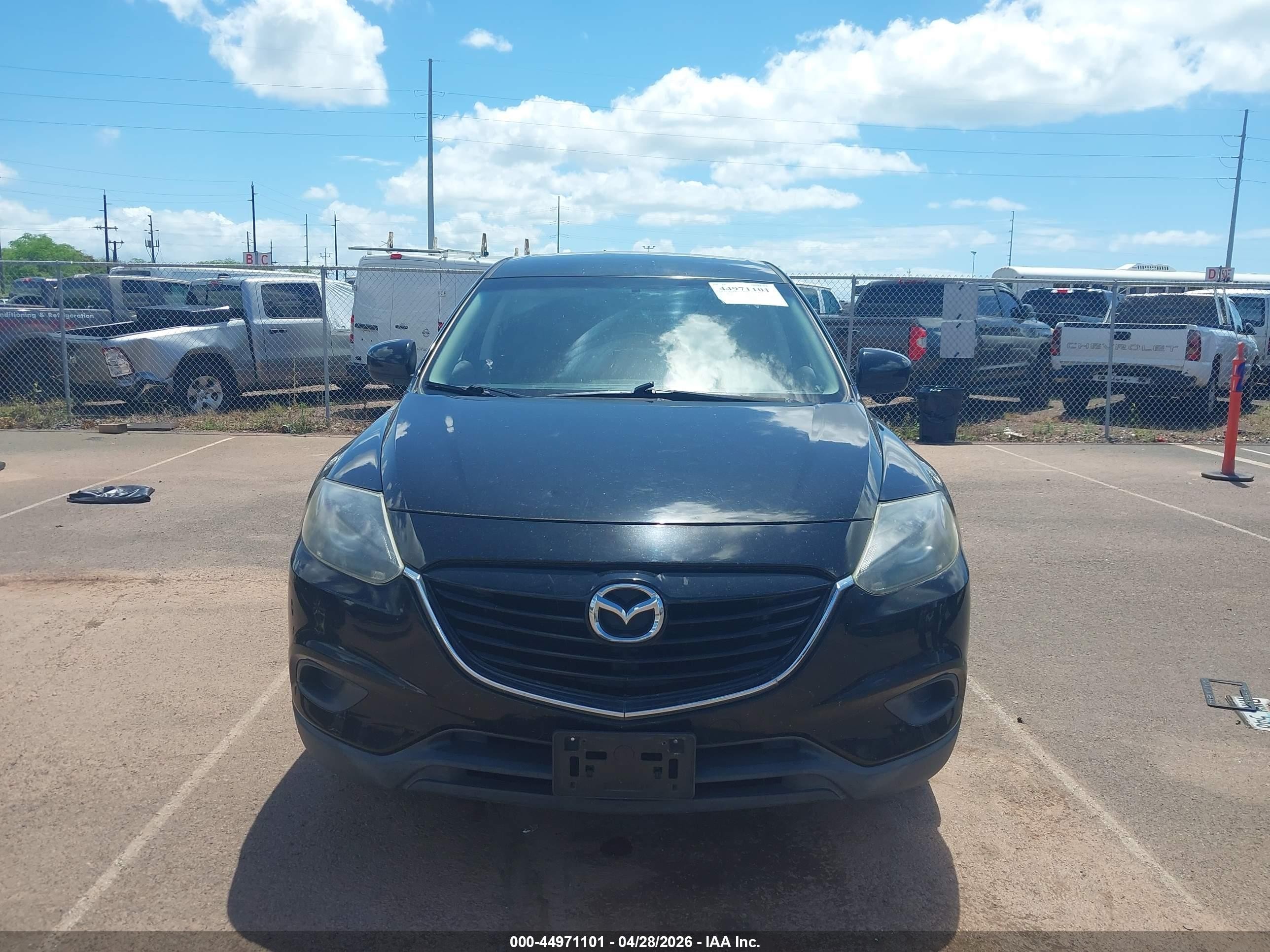2013 Mazda Cx-9 Touring Black vin: JM3TB2CA7D0401307