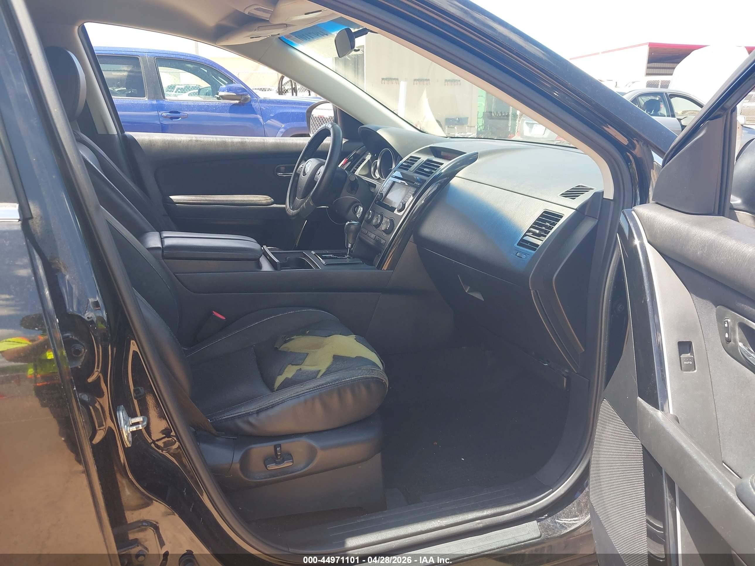 2013 Mazda Cx-9 Touring Black vin: JM3TB2CA7D0401307