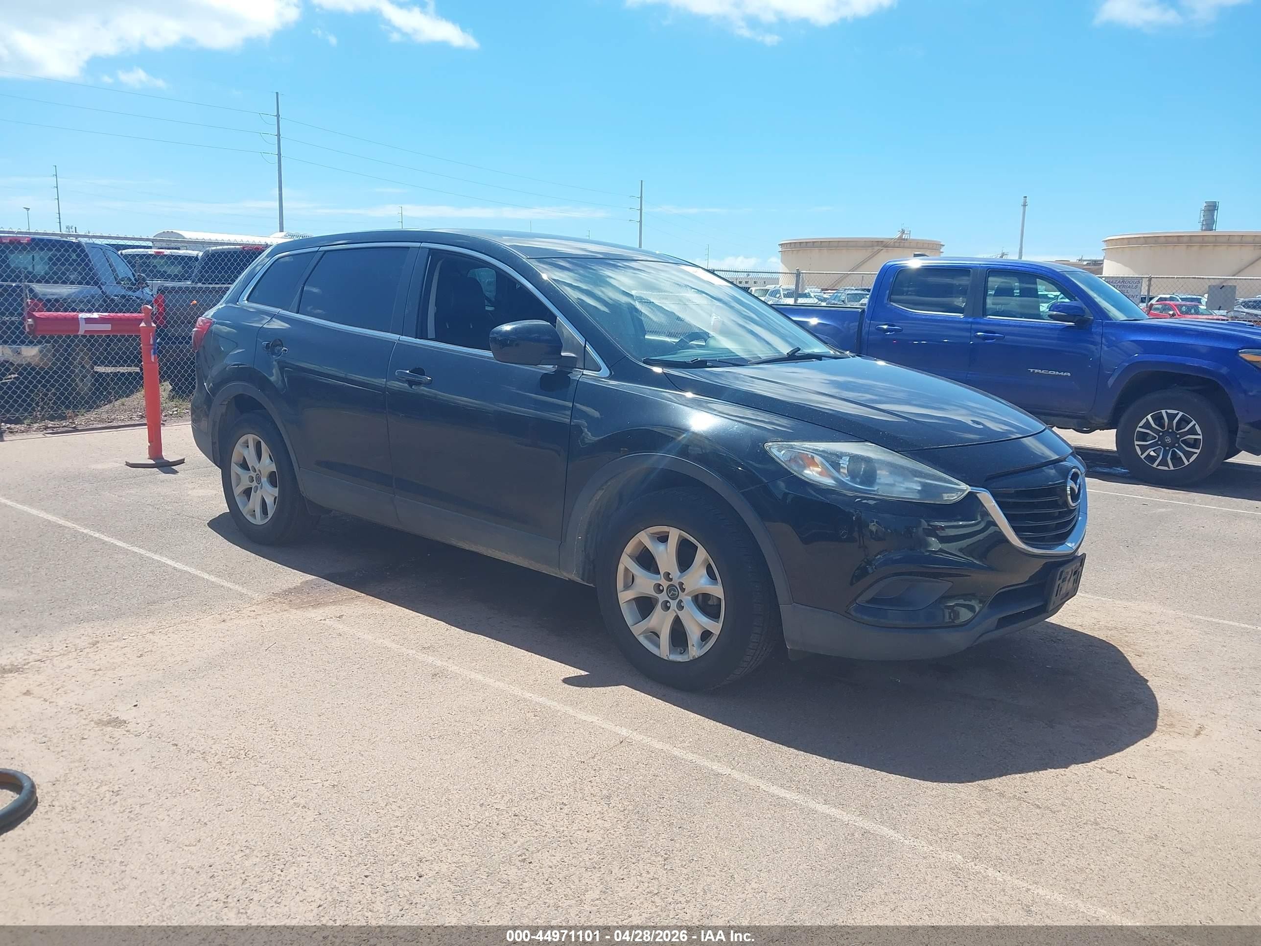 2013 Mazda Cx-9 Touring Black vin: JM3TB2CA7D0401307