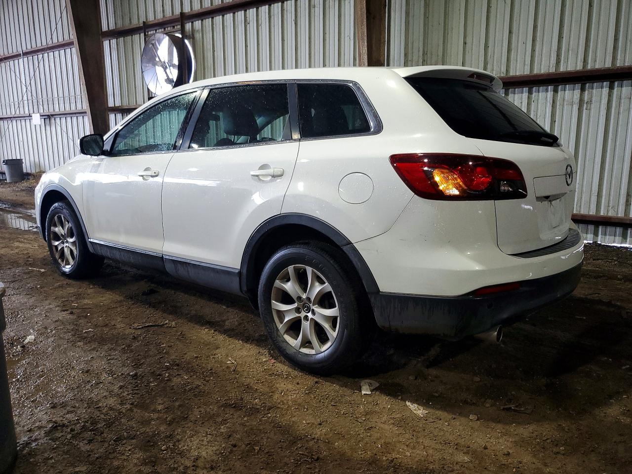 2013 Mazda Cx-9 Touring White vin: JM3TB2CA7D0409830