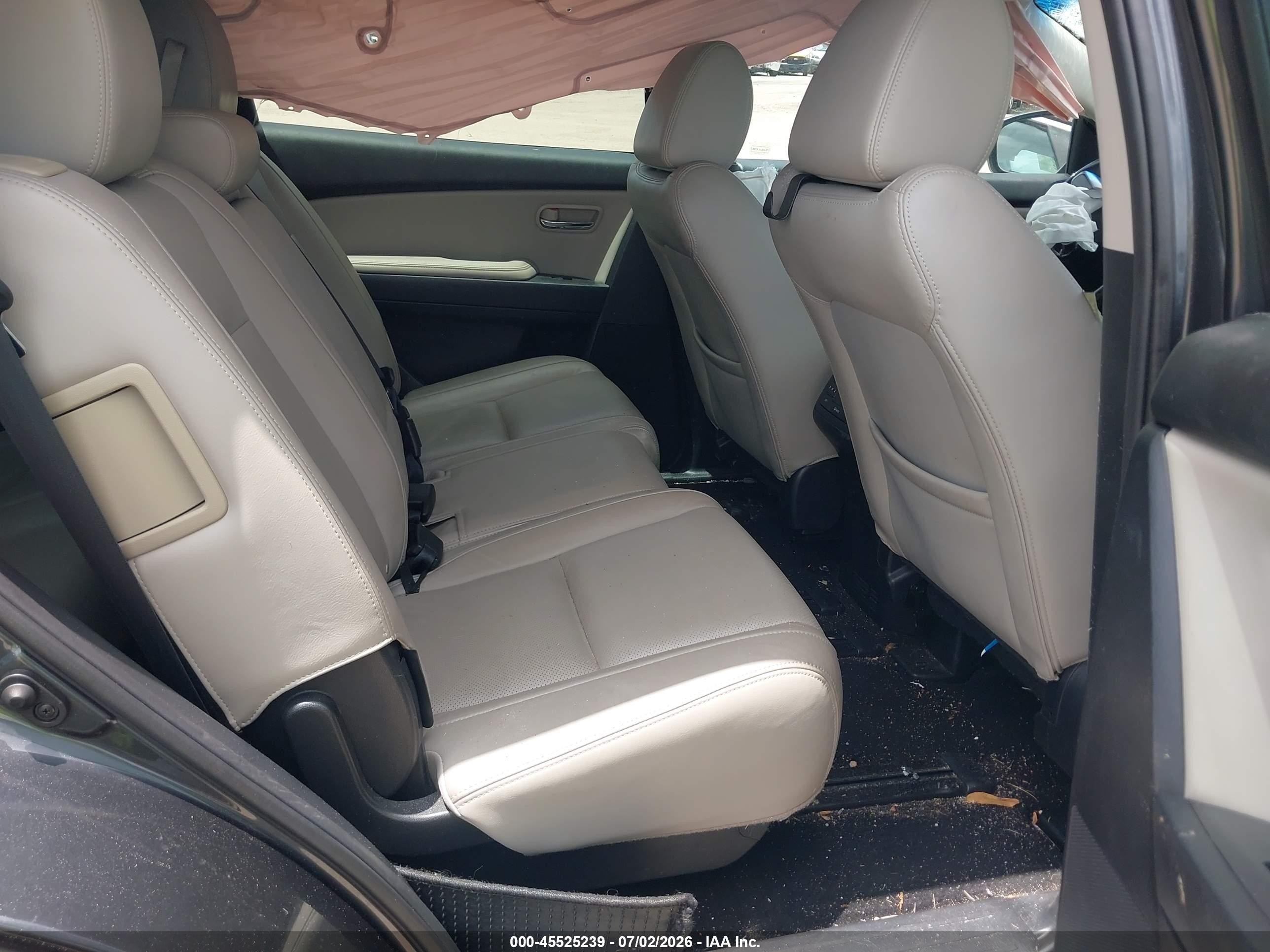 2013 Mazda Cx-9 Touring Gray vin: JM3TB2CA7D0424134