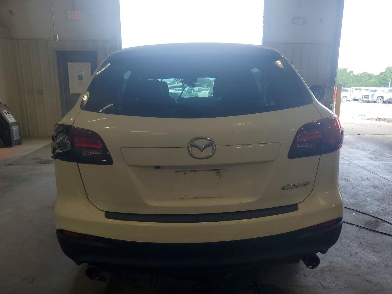 2014 Mazda Cx-9 Touring White vin: JM3TB2CA7E0426192