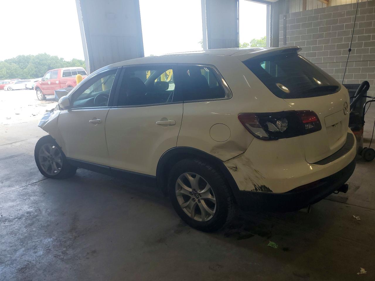 2014 Mazda Cx-9 Touring White vin: JM3TB2CA7E0426192