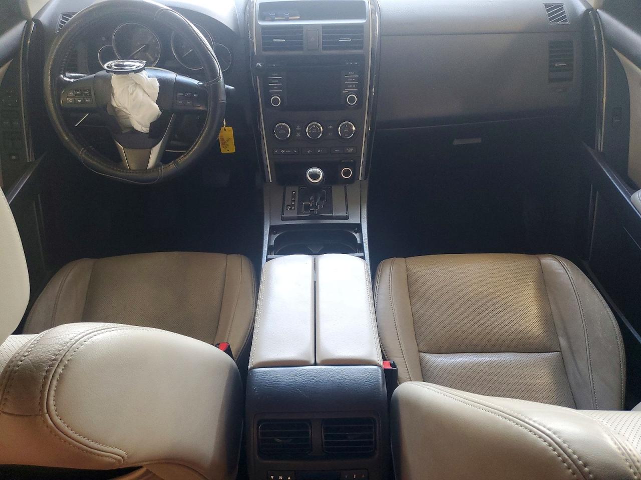 2014 Mazda Cx-9 Touring White vin: JM3TB2CA7E0426192