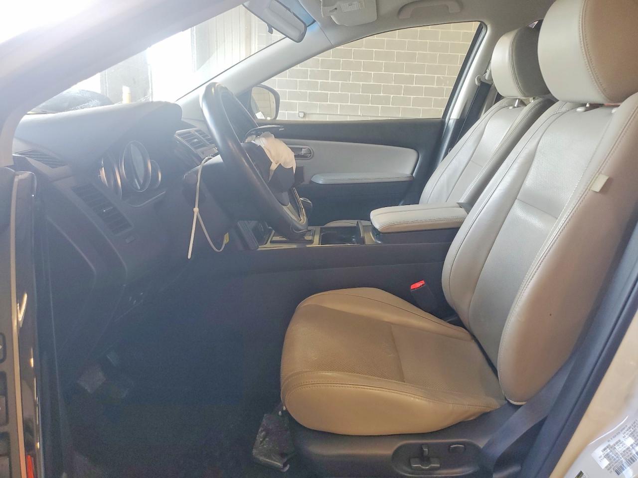 2014 Mazda Cx-9 Touring White vin: JM3TB2CA7E0426192