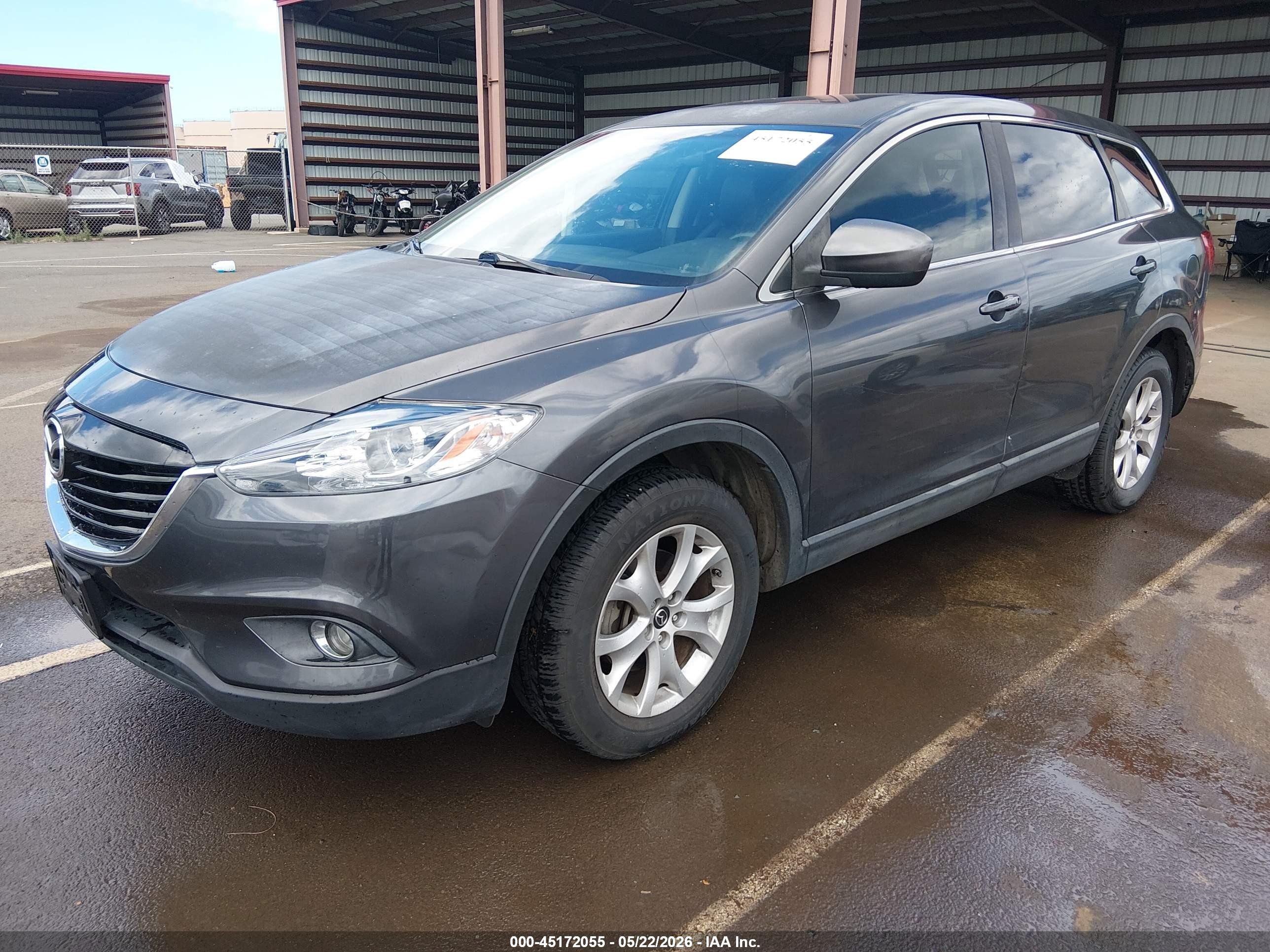 2014 Mazda Cx-9 Touring Black vin: JM3TB2CA7E0443882