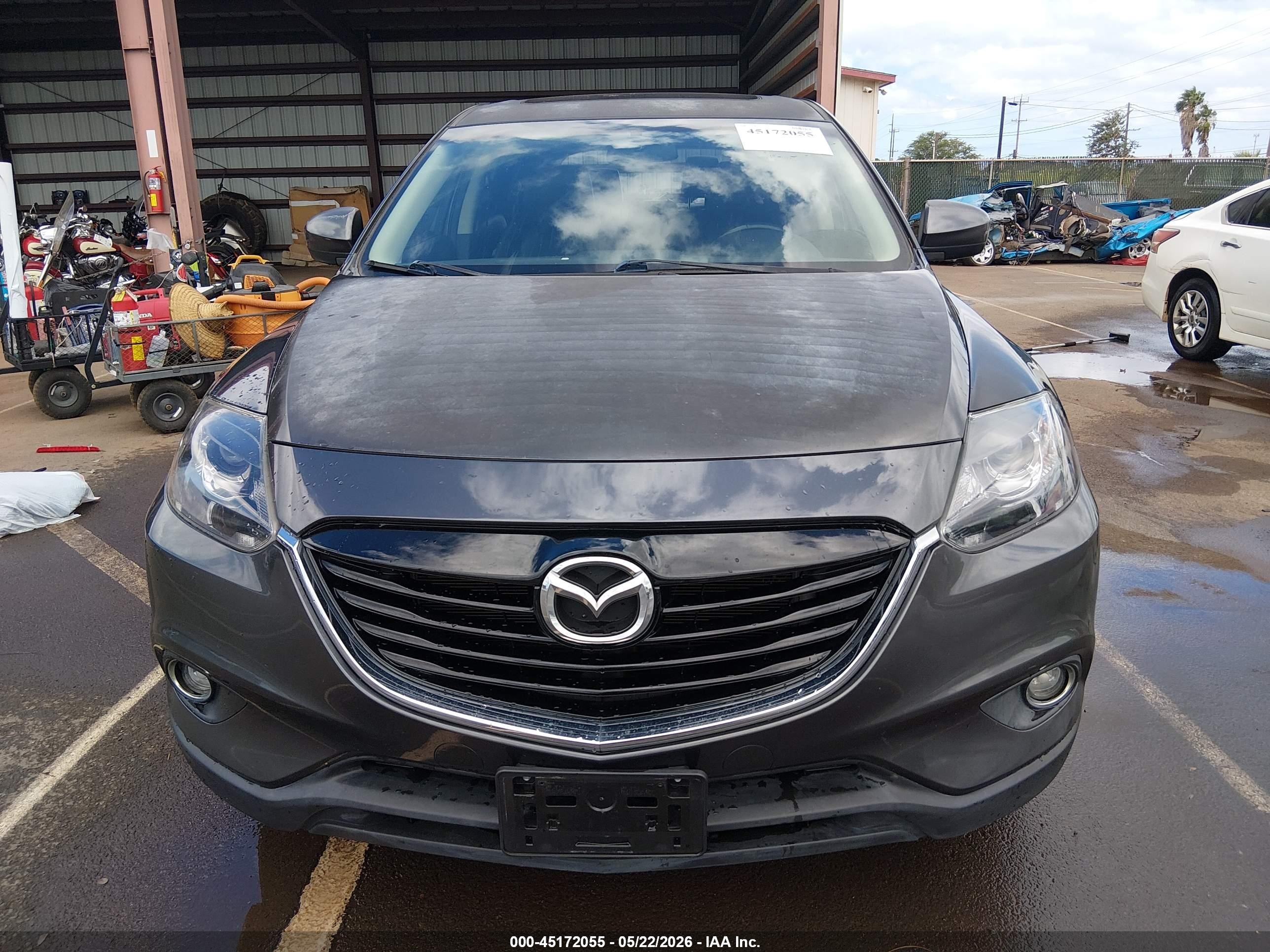 2014 Mazda Cx-9 Touring Black vin: JM3TB2CA7E0443882