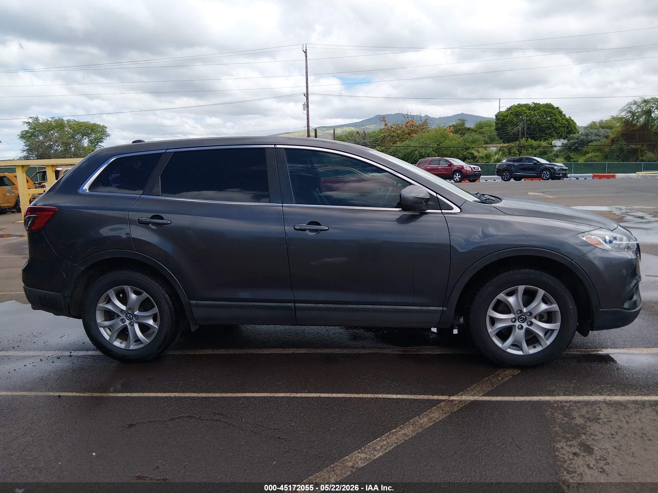 2014 Mazda Cx-9 Touring Black vin: JM3TB2CA7E0443882