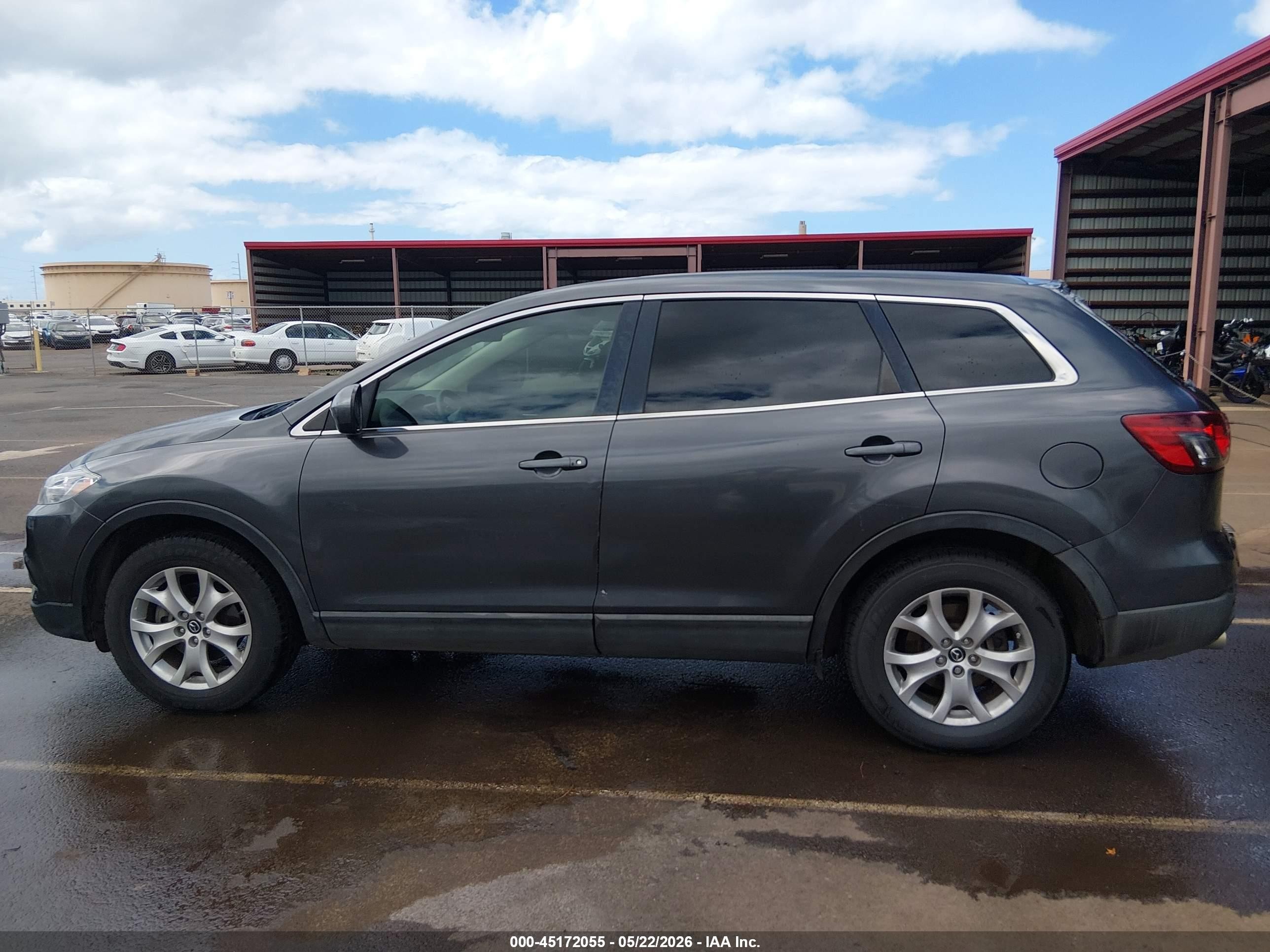 2014 Mazda Cx-9 Touring Black vin: JM3TB2CA7E0443882