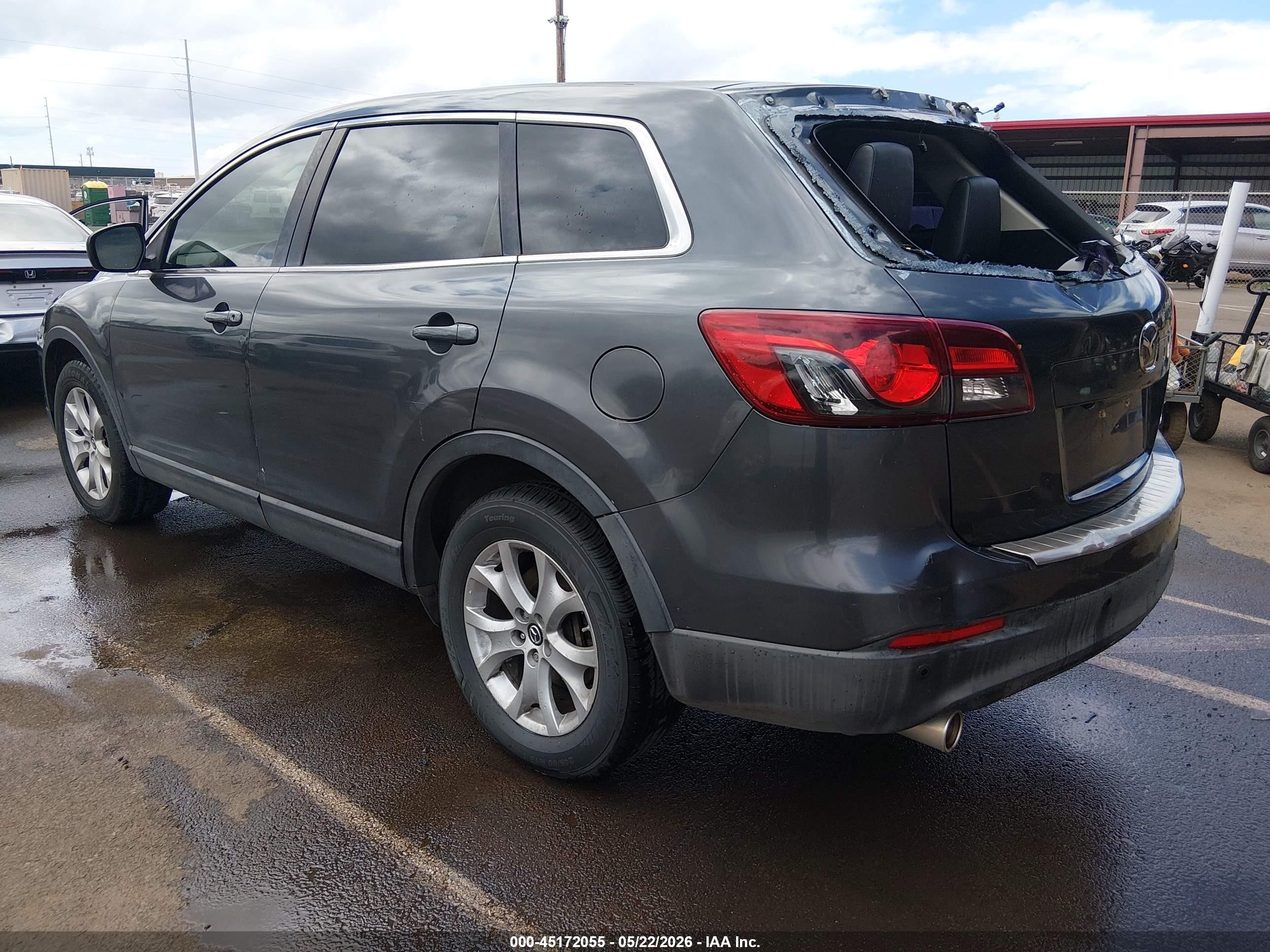 2014 Mazda Cx-9 Touring Black vin: JM3TB2CA7E0443882