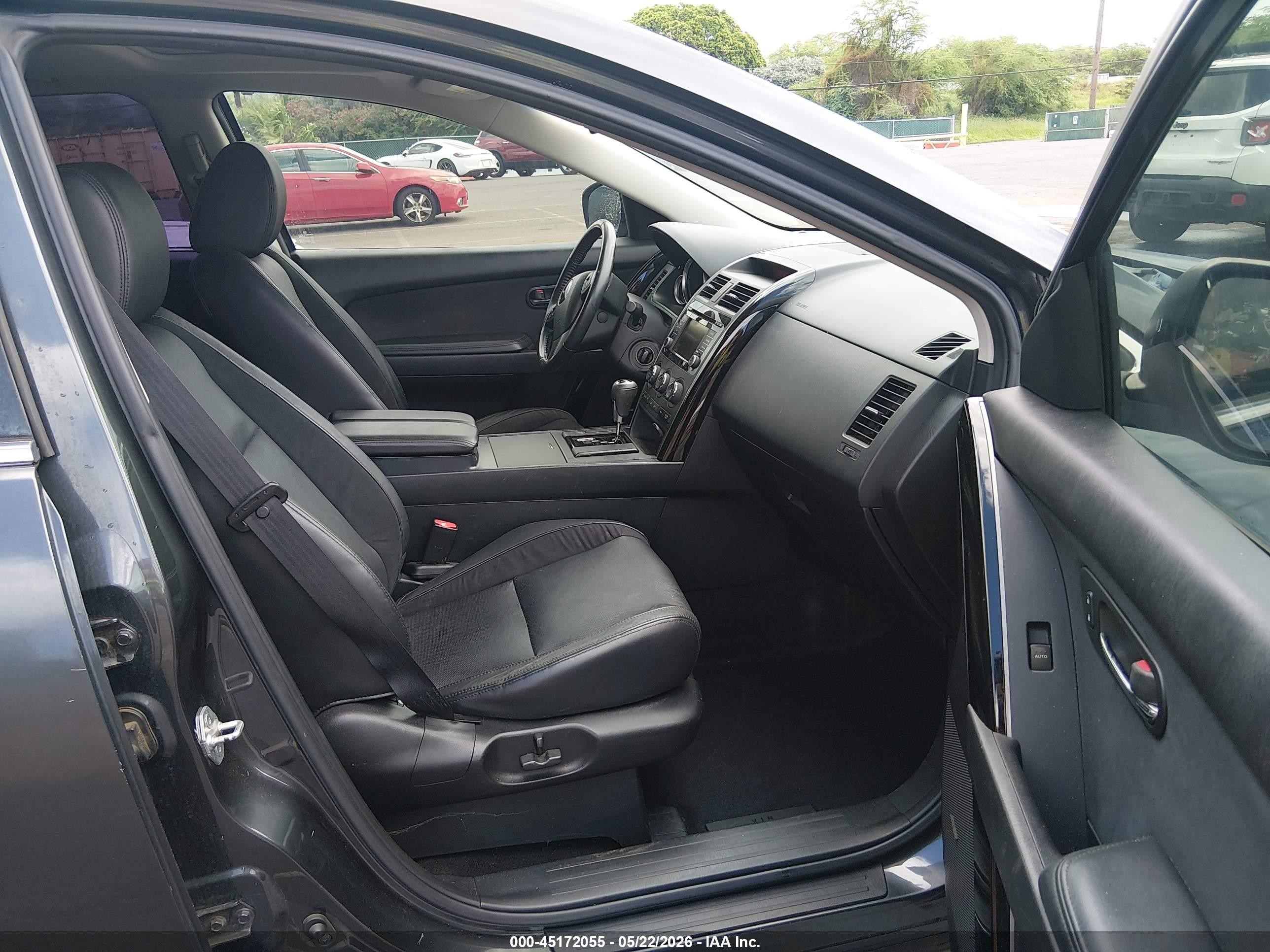 2014 Mazda Cx-9 Touring Black vin: JM3TB2CA7E0443882