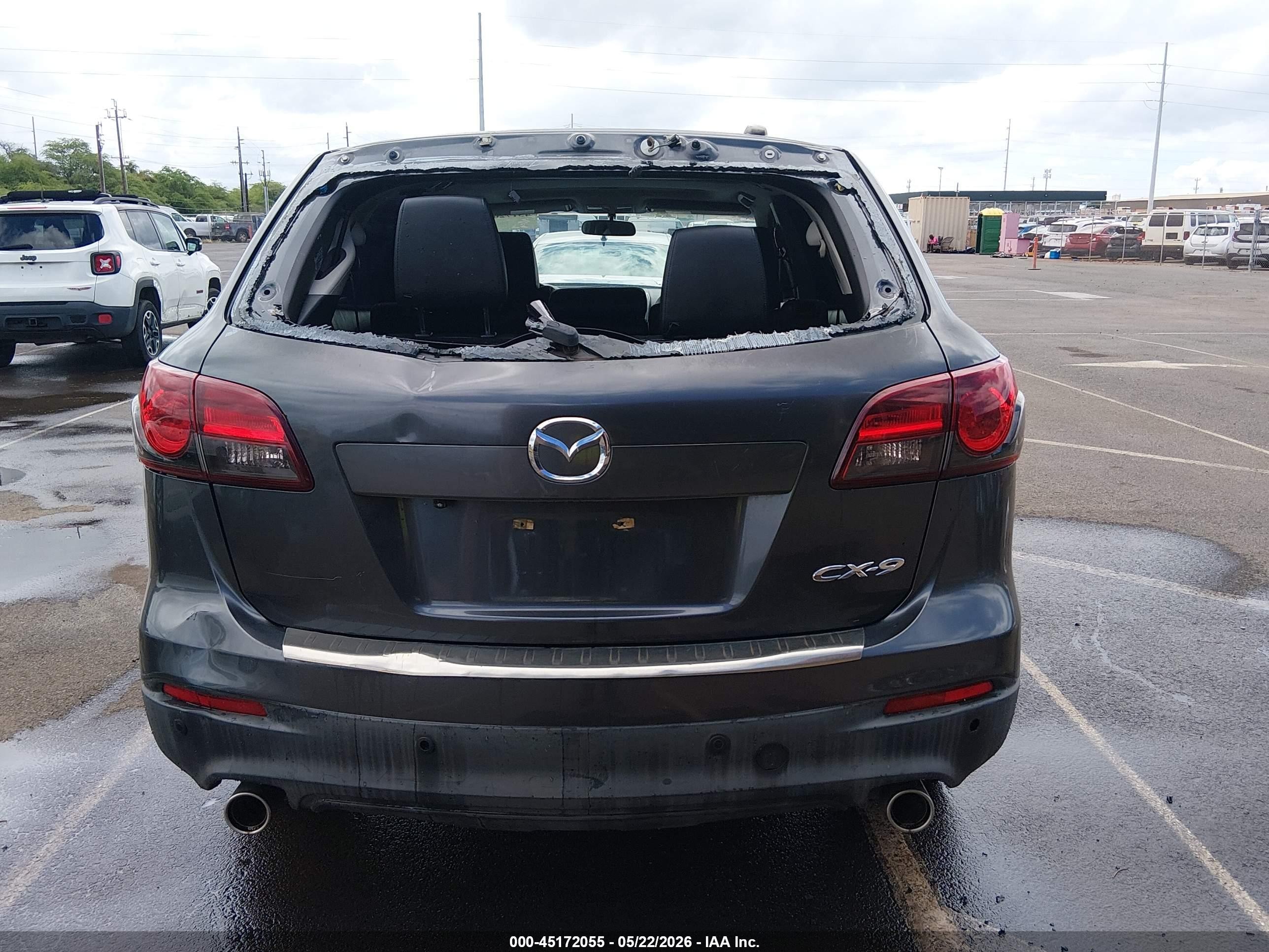 2014 Mazda Cx-9 Touring Black vin: JM3TB2CA7E0443882