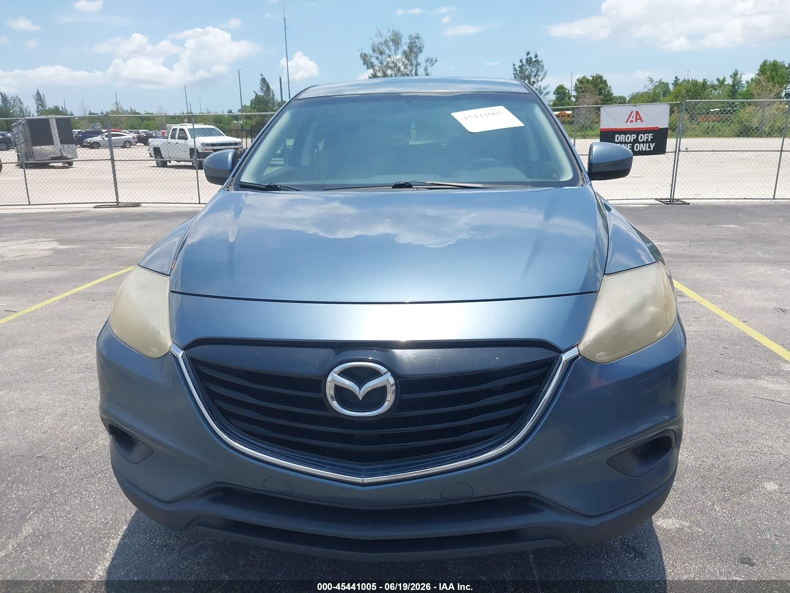 2015 Mazda Cx-9 Touring Blue vin: JM3TB2CA7F0448873