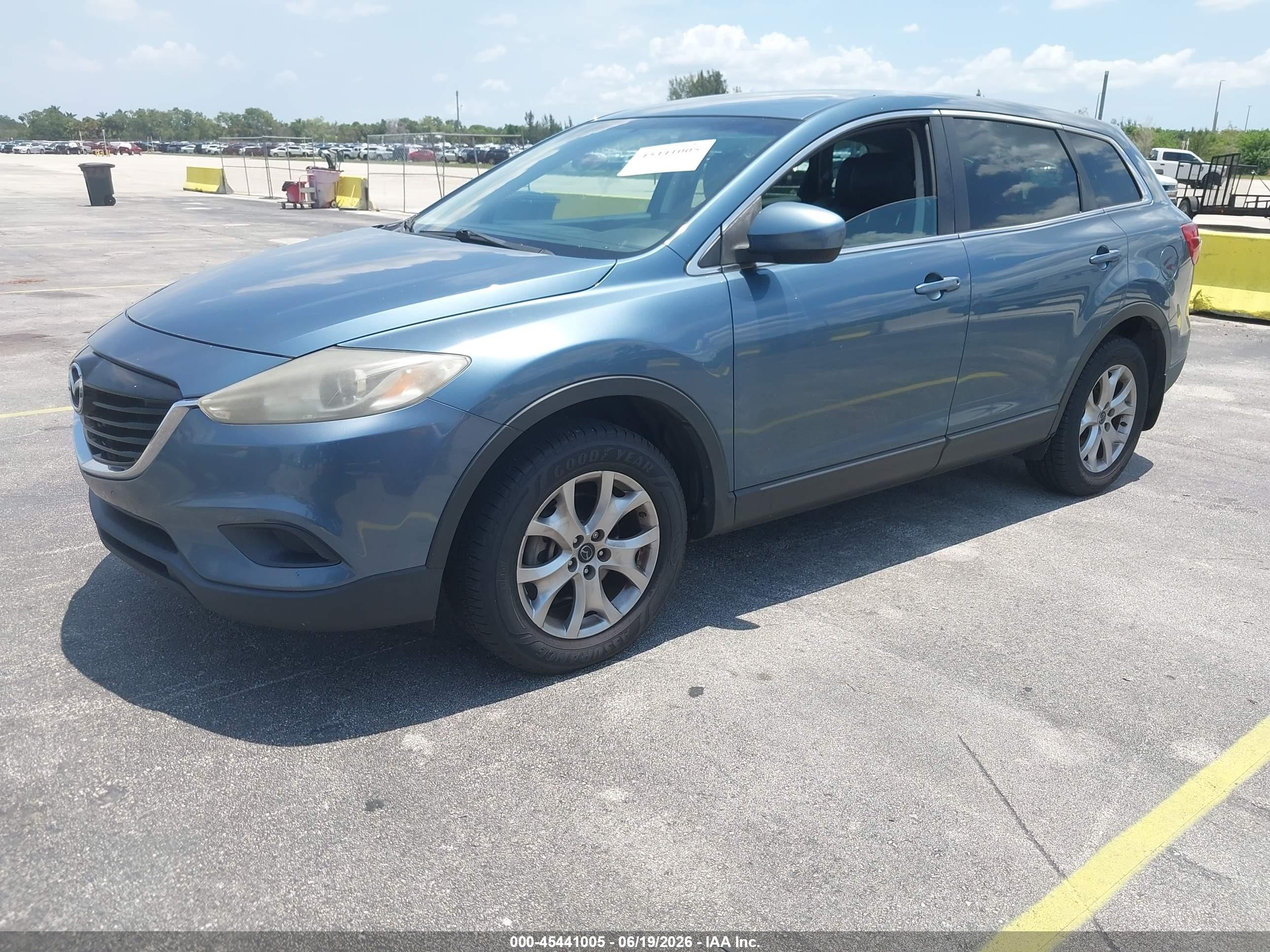 2015 Mazda Cx-9 Touring Blue vin: JM3TB2CA7F0448873