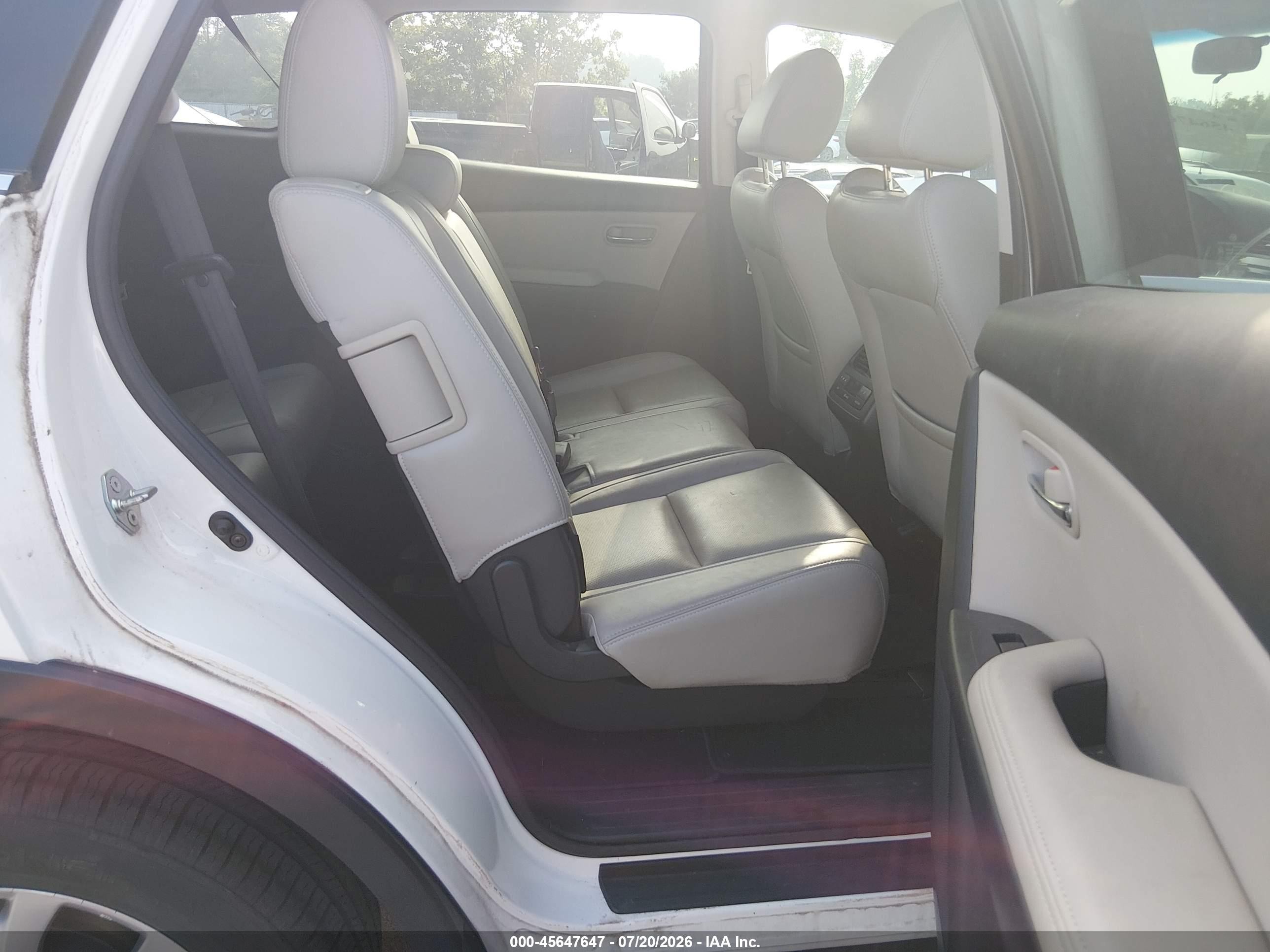 2015 Mazda Cx-9 Touring White vin: JM3TB2CA7F0464717