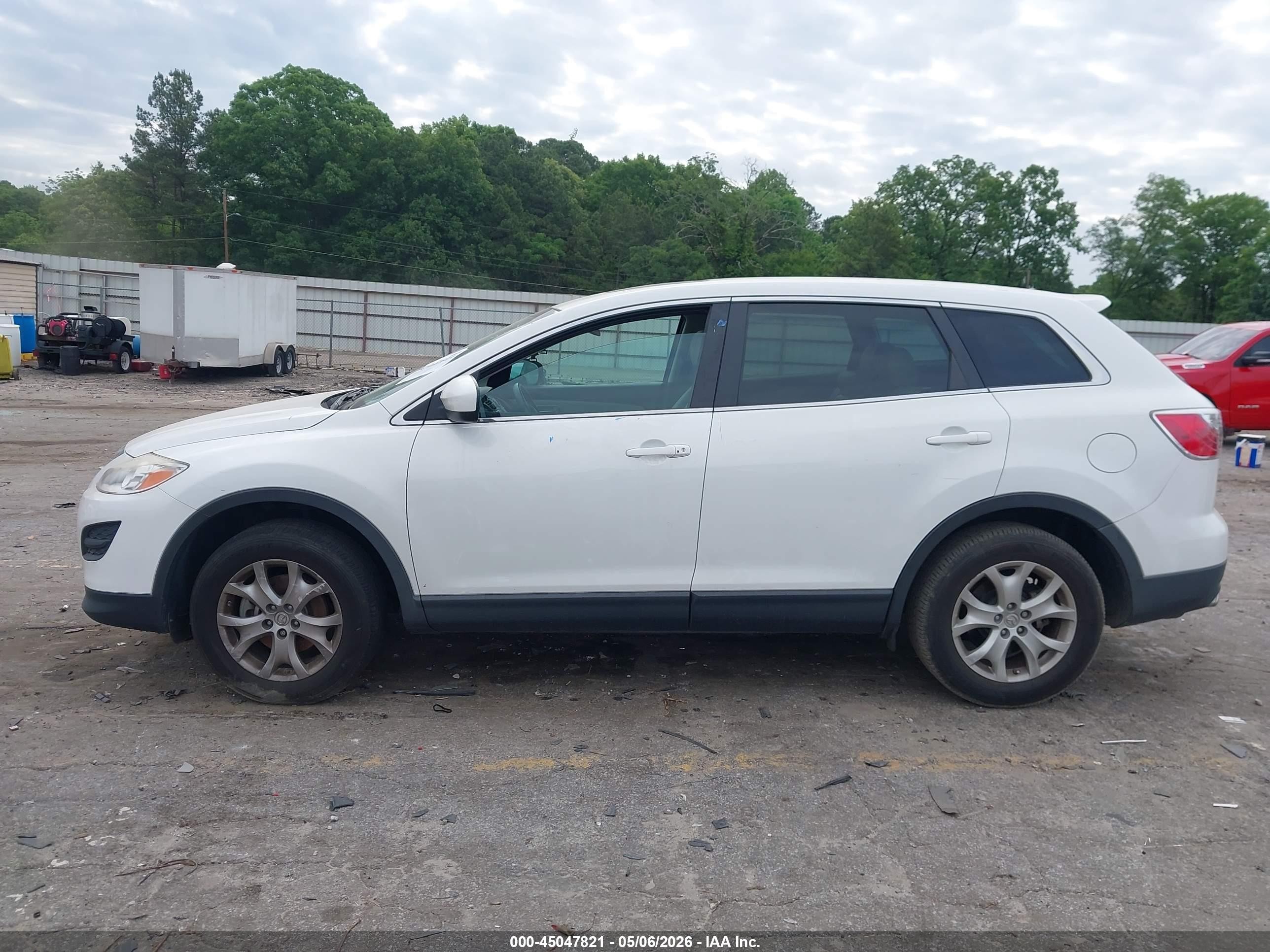 2011 Mazda Cx-9 Touring White vin: JM3TB2CA8B0301889