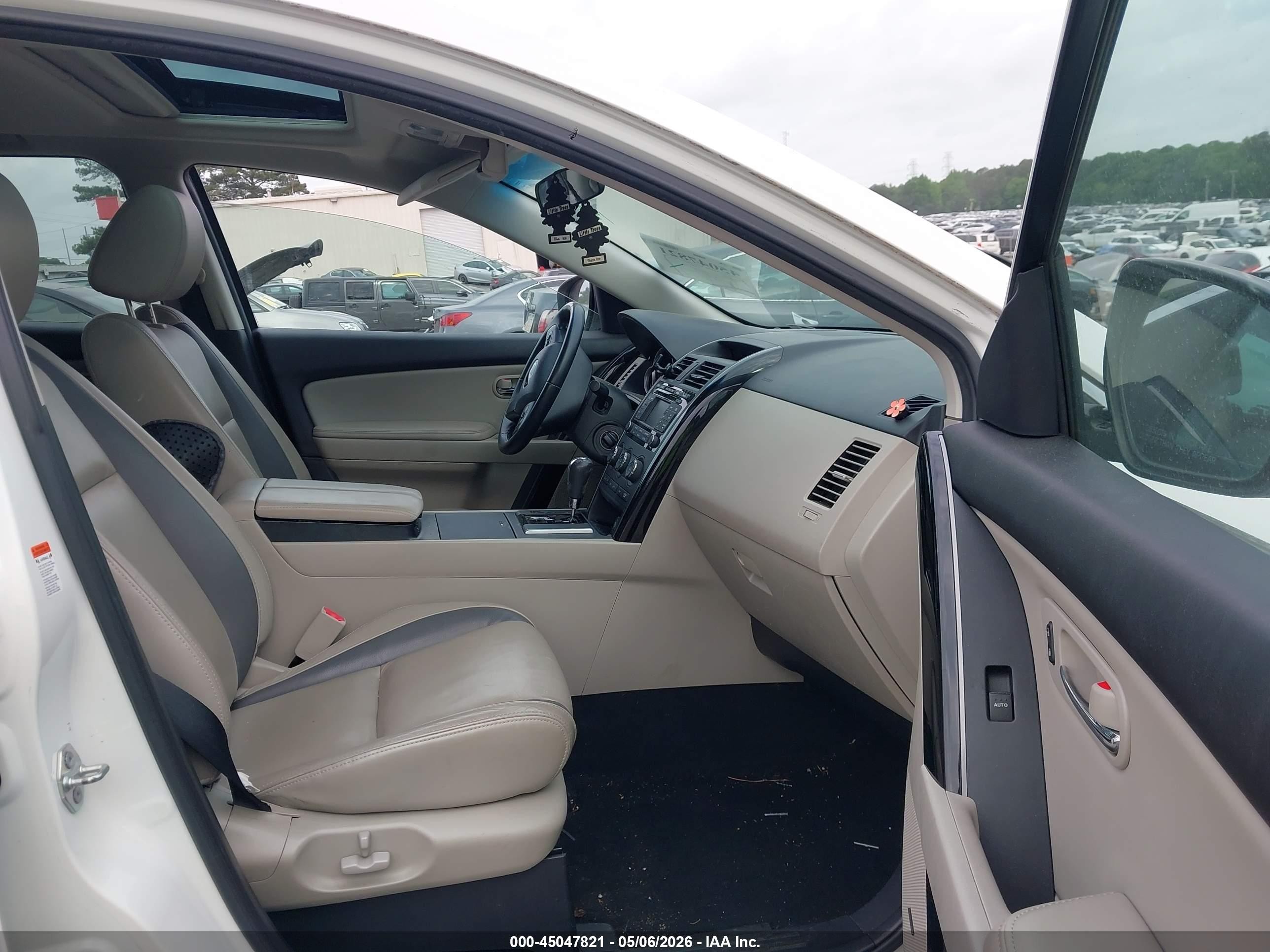 2011 Mazda Cx-9 Touring White vin: JM3TB2CA8B0301889