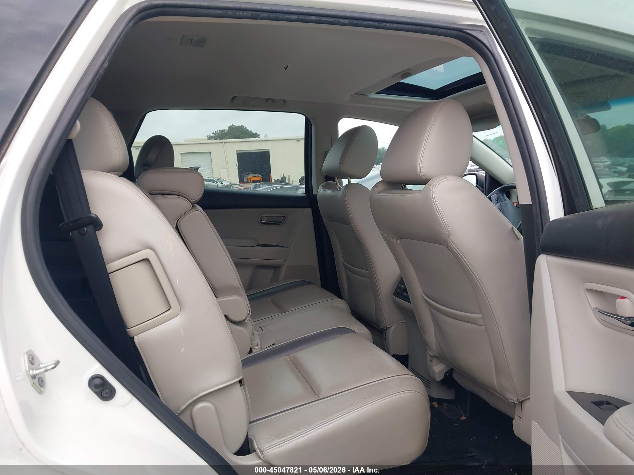 2011 Mazda Cx-9 Touring White vin: JM3TB2CA8B0301889