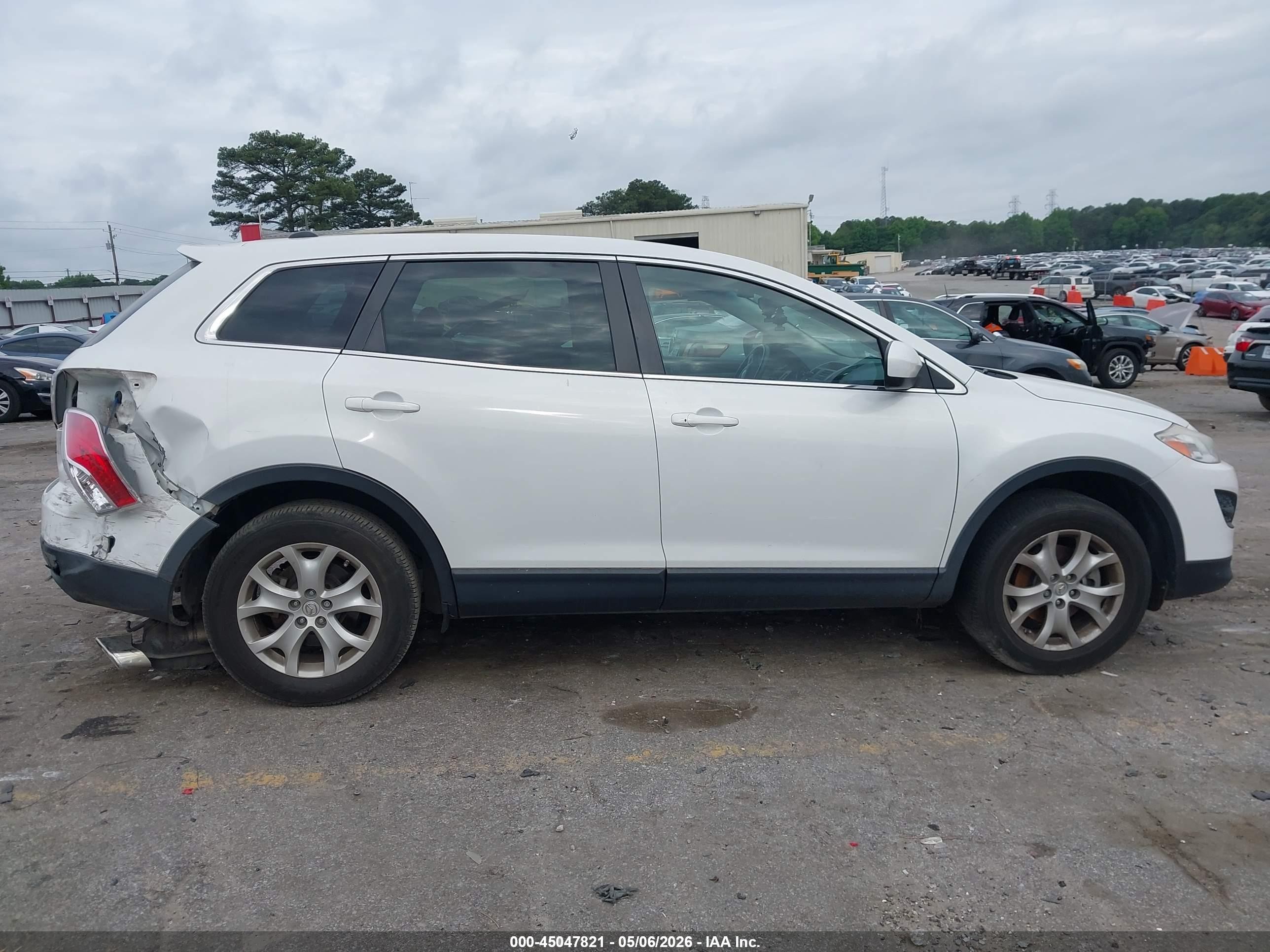 2011 Mazda Cx-9 Touring White vin: JM3TB2CA8B0301889