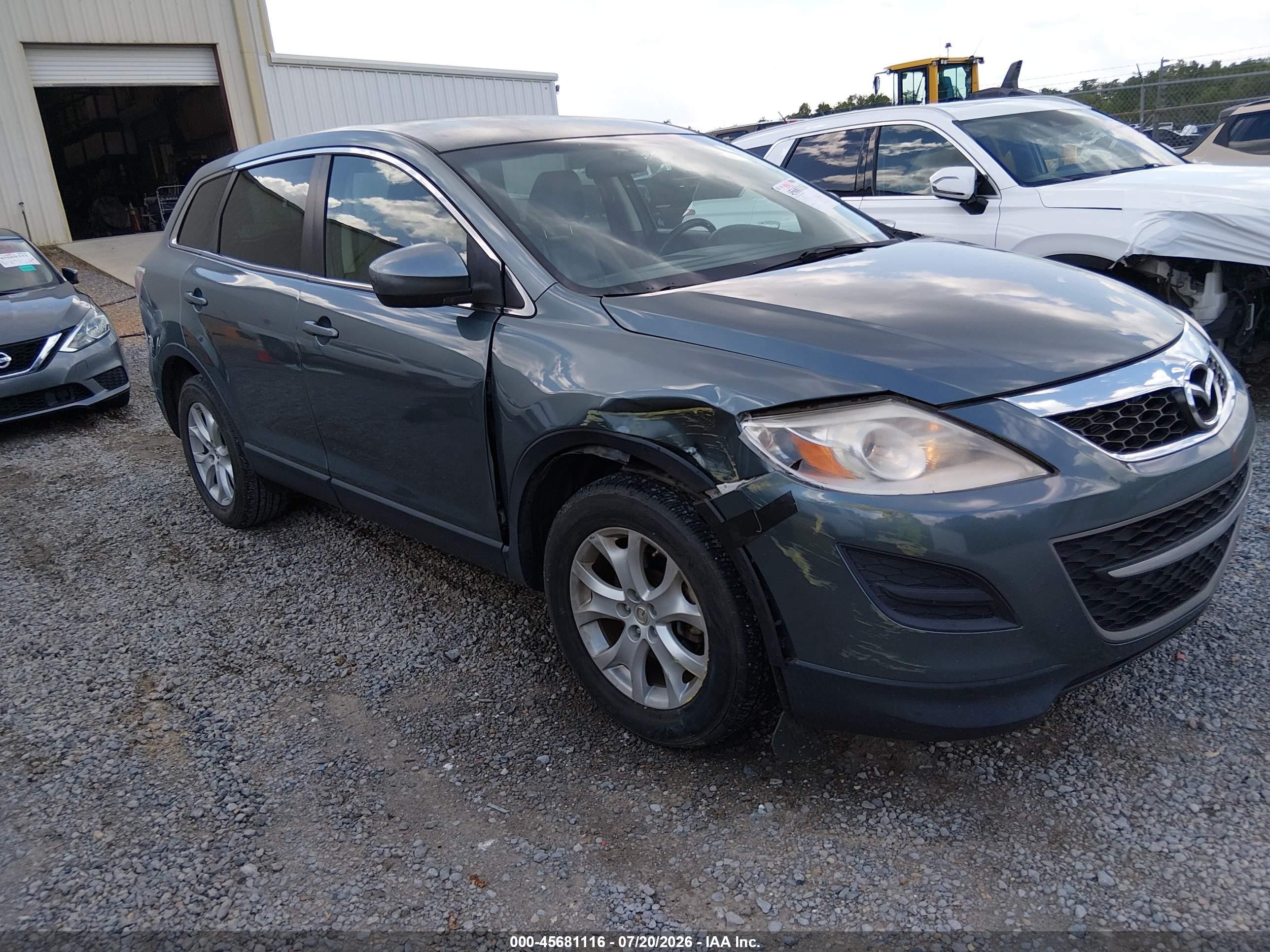 2011 Mazda Cx-9 Touring Blue vin: JM3TB2CA8B0330163