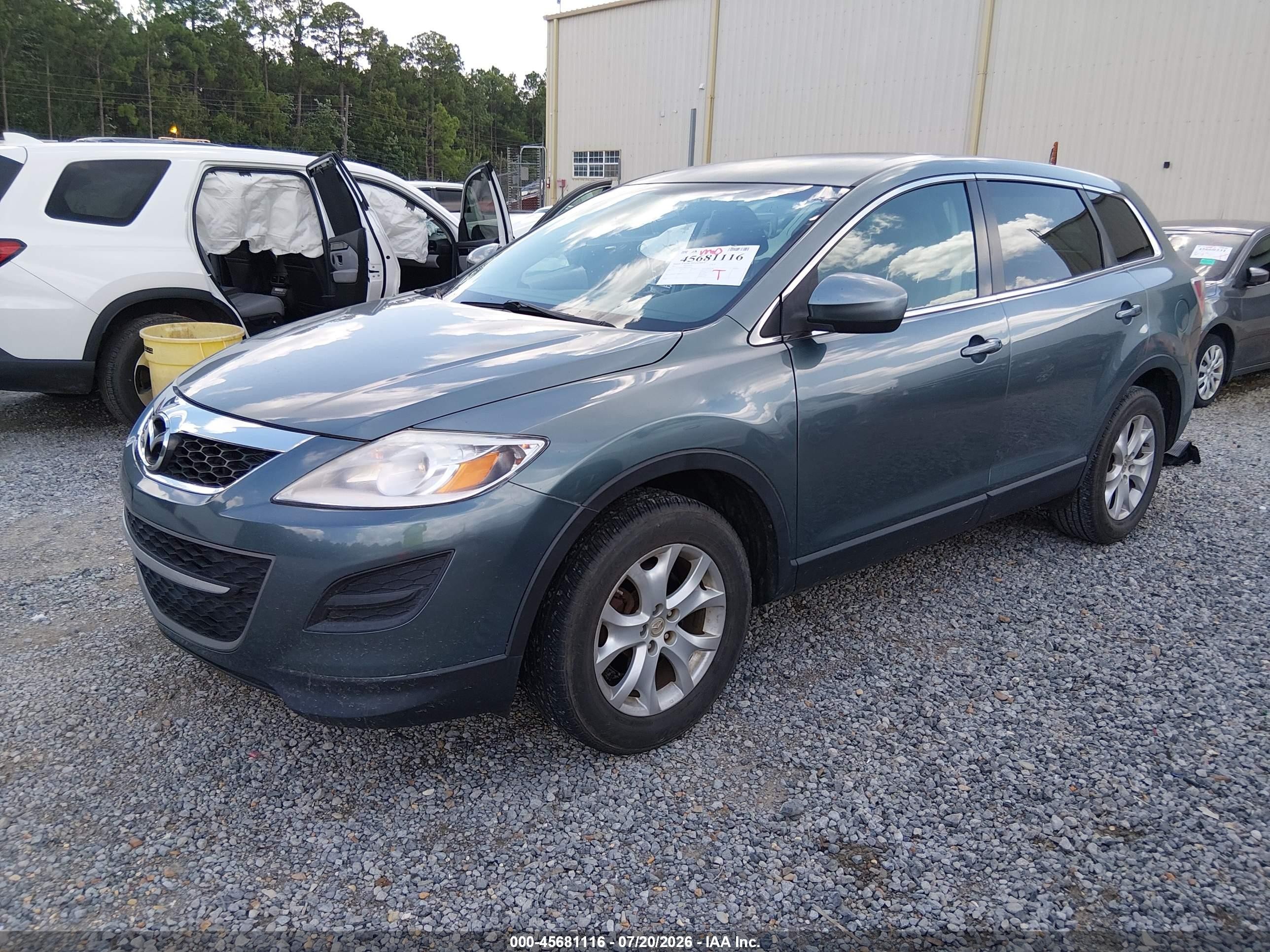 2011 Mazda Cx-9 Touring Blue vin: JM3TB2CA8B0330163