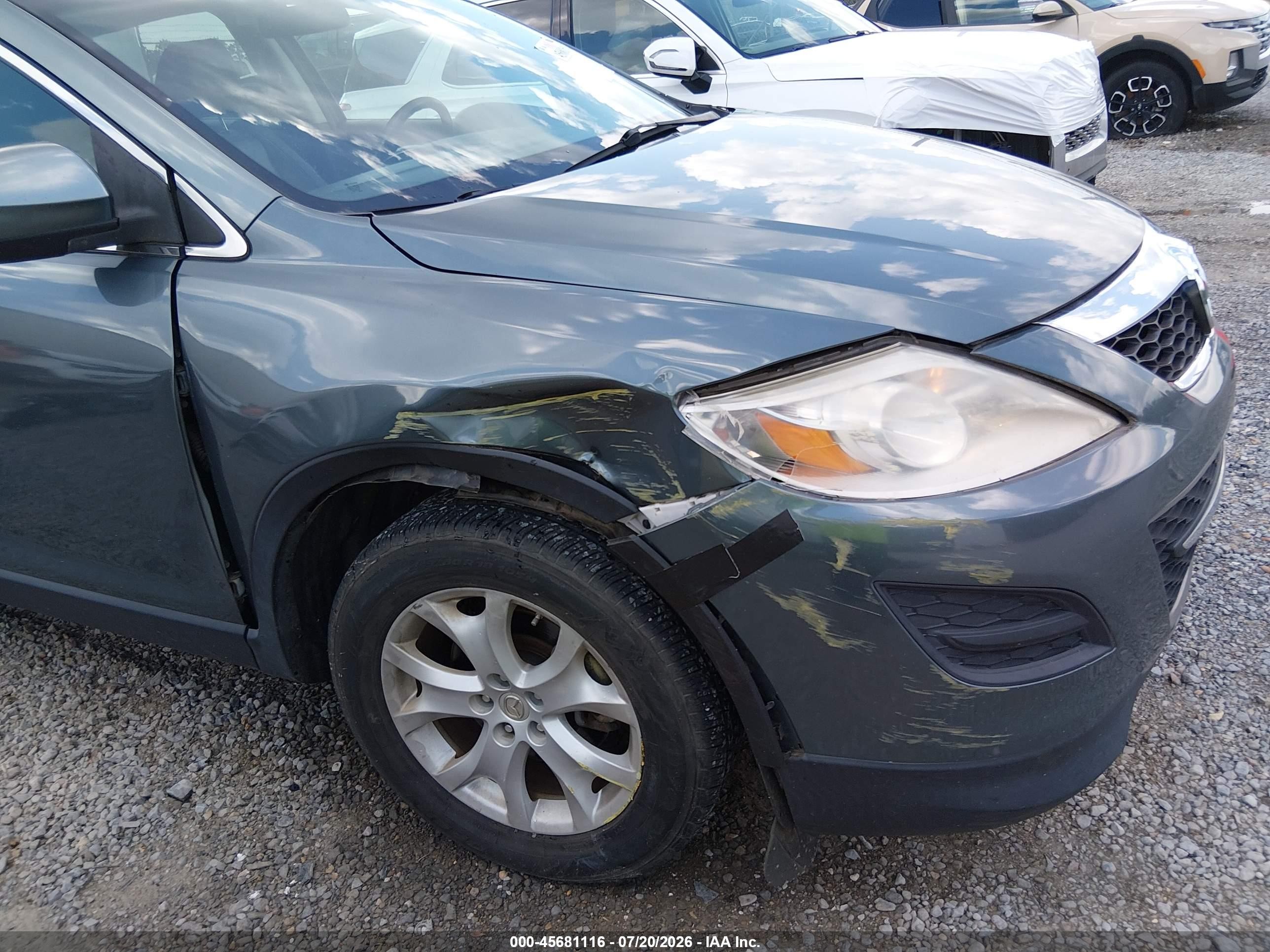 2011 Mazda Cx-9 Touring Blue vin: JM3TB2CA8B0330163