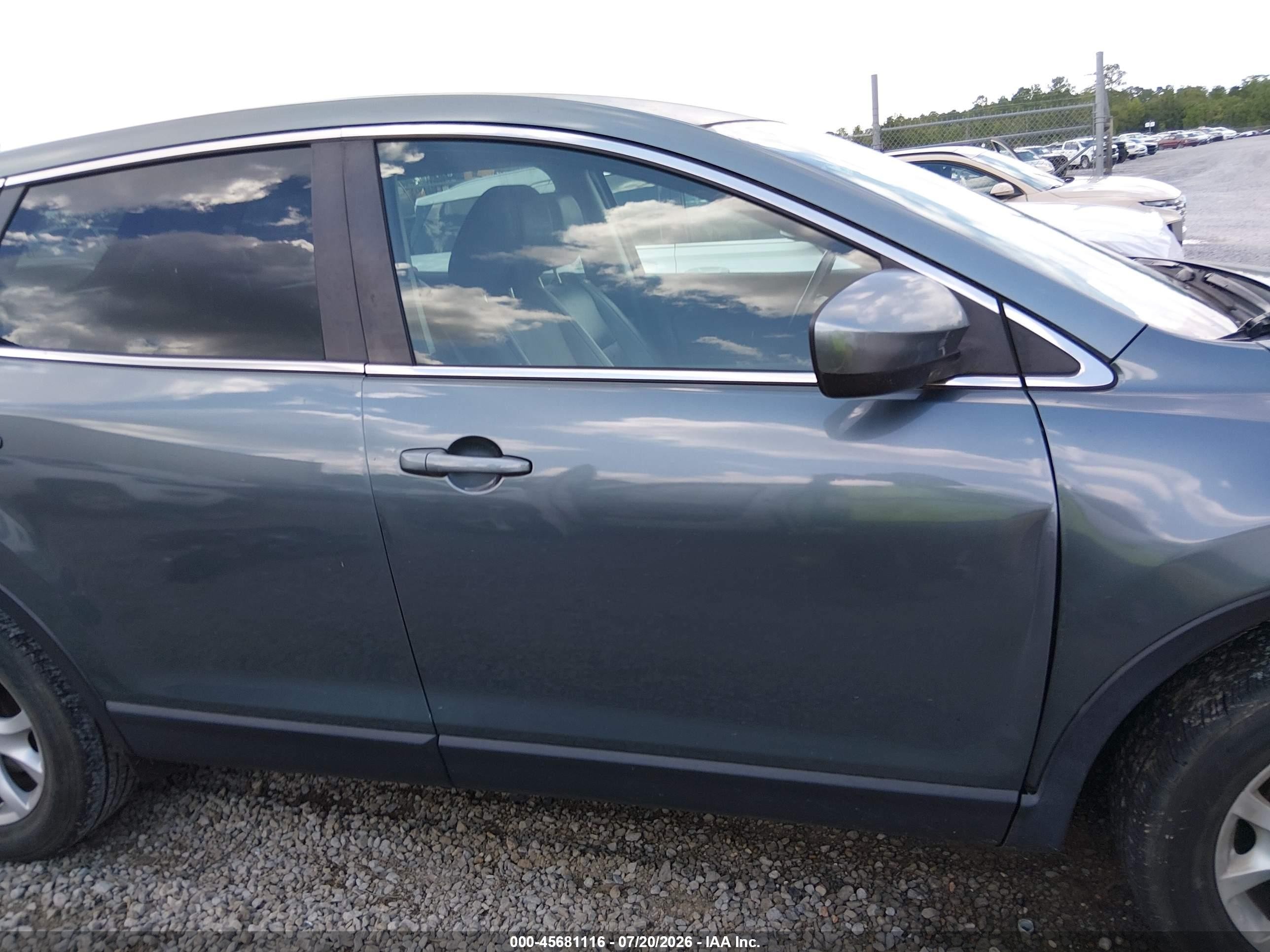 2011 Mazda Cx-9 Touring Blue vin: JM3TB2CA8B0330163
